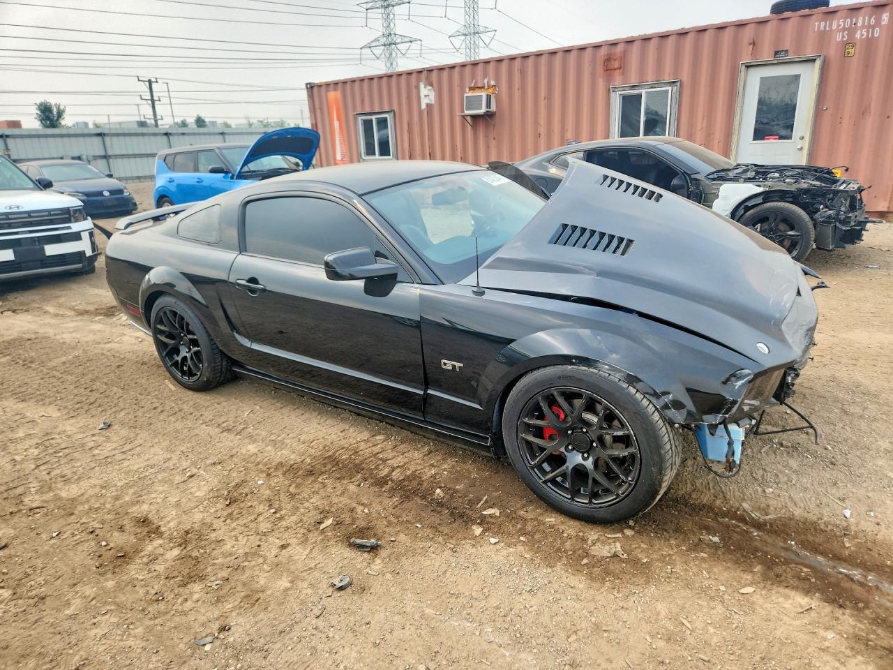 2006 Ford Mustang Gt Black vin: 1ZVFT82HX65197402