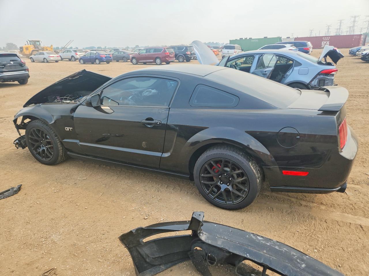 2006 Ford Mustang Gt Black vin: 1ZVFT82HX65197402