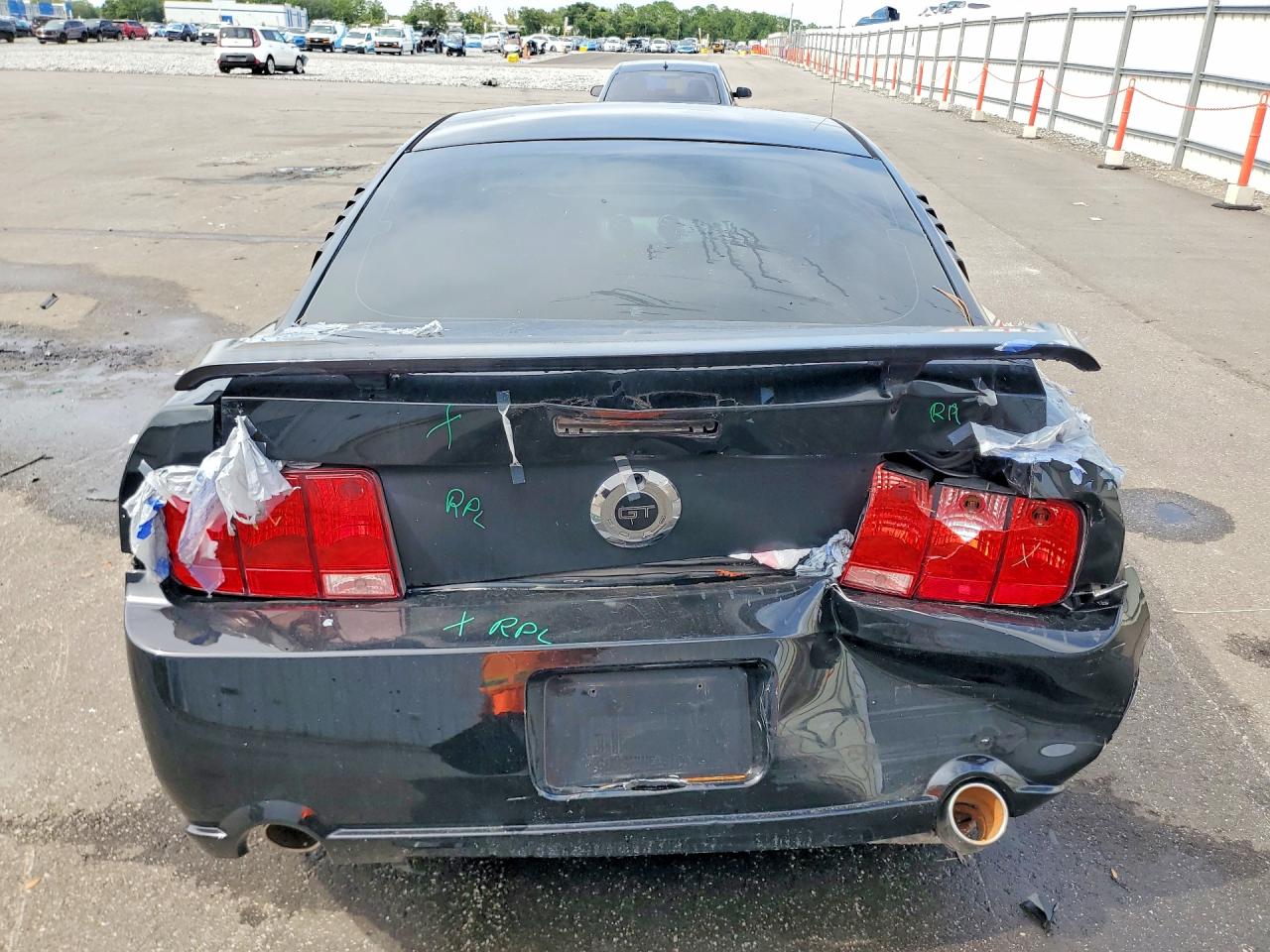 2007 Ford Mustang Gt Black vin: 1ZVFT82HX75234076