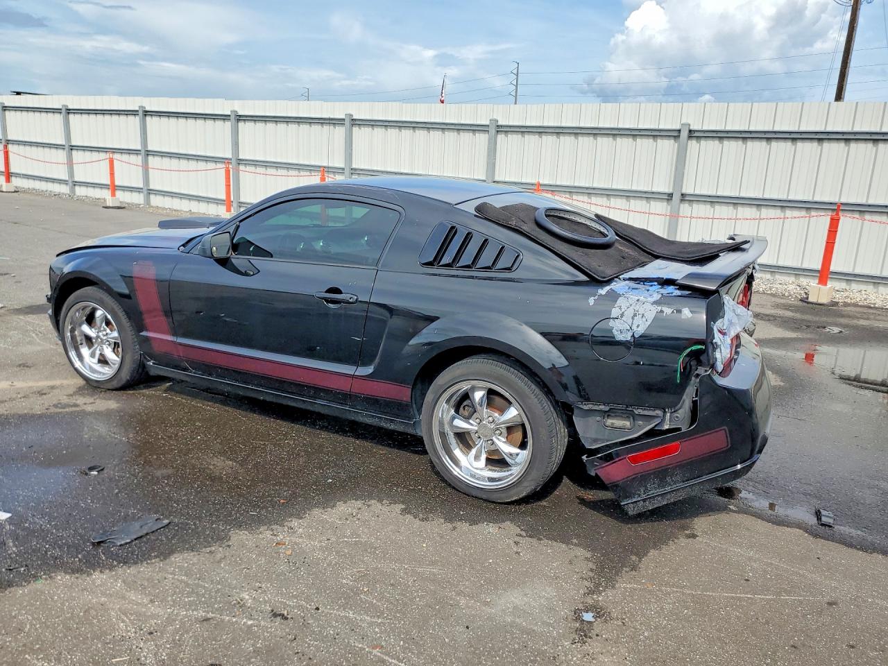 2007 Ford Mustang Gt Black vin: 1ZVFT82HX75234076