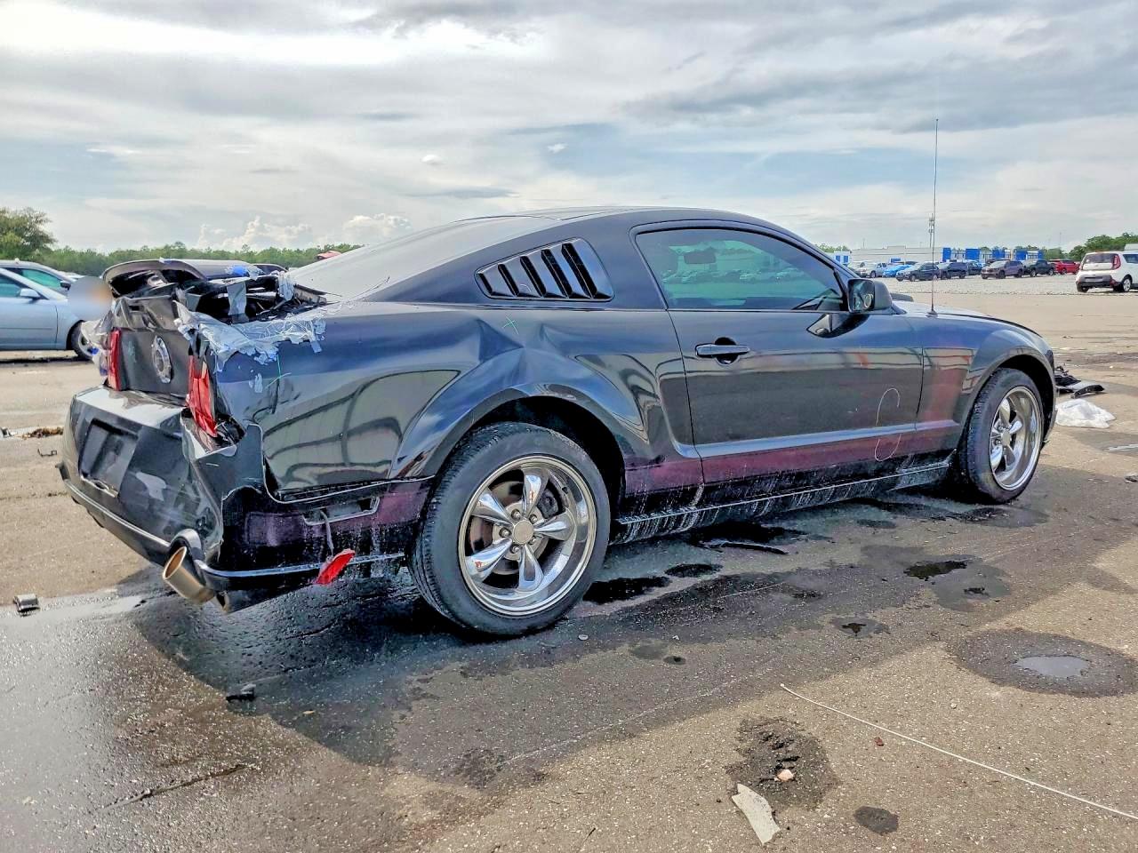 2007 Ford Mustang Gt Black vin: 1ZVFT82HX75234076