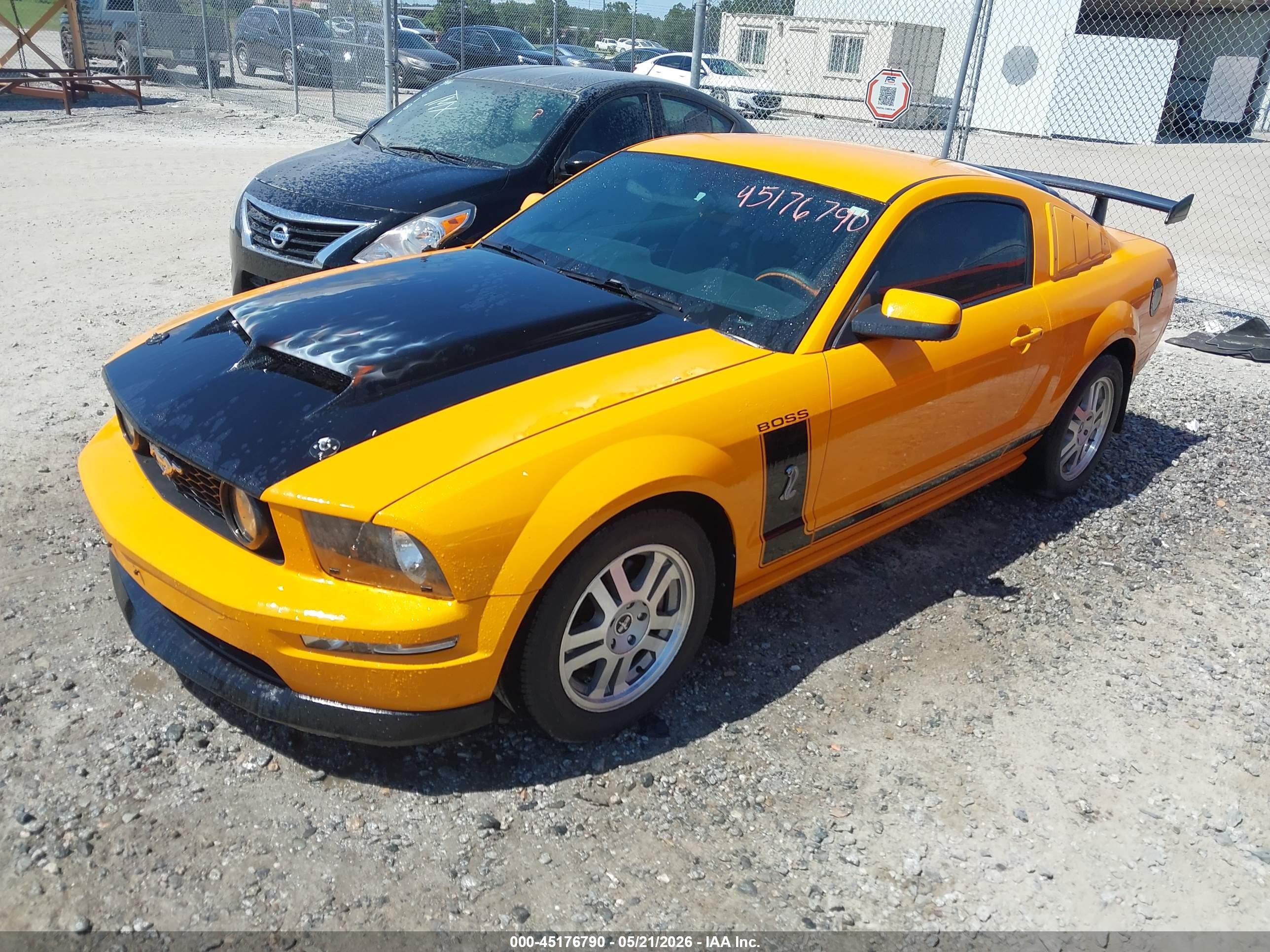 2007 Ford Mustang Gt Deluxe/gt Premium Оранжевый vin: 1ZVFT82HX75235308