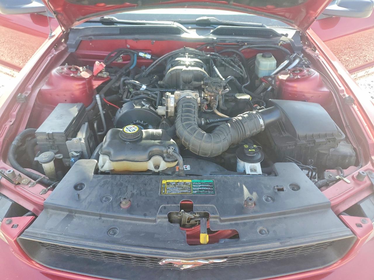 2005 Ford Mustang Red vin: 1ZVFT84N055207629