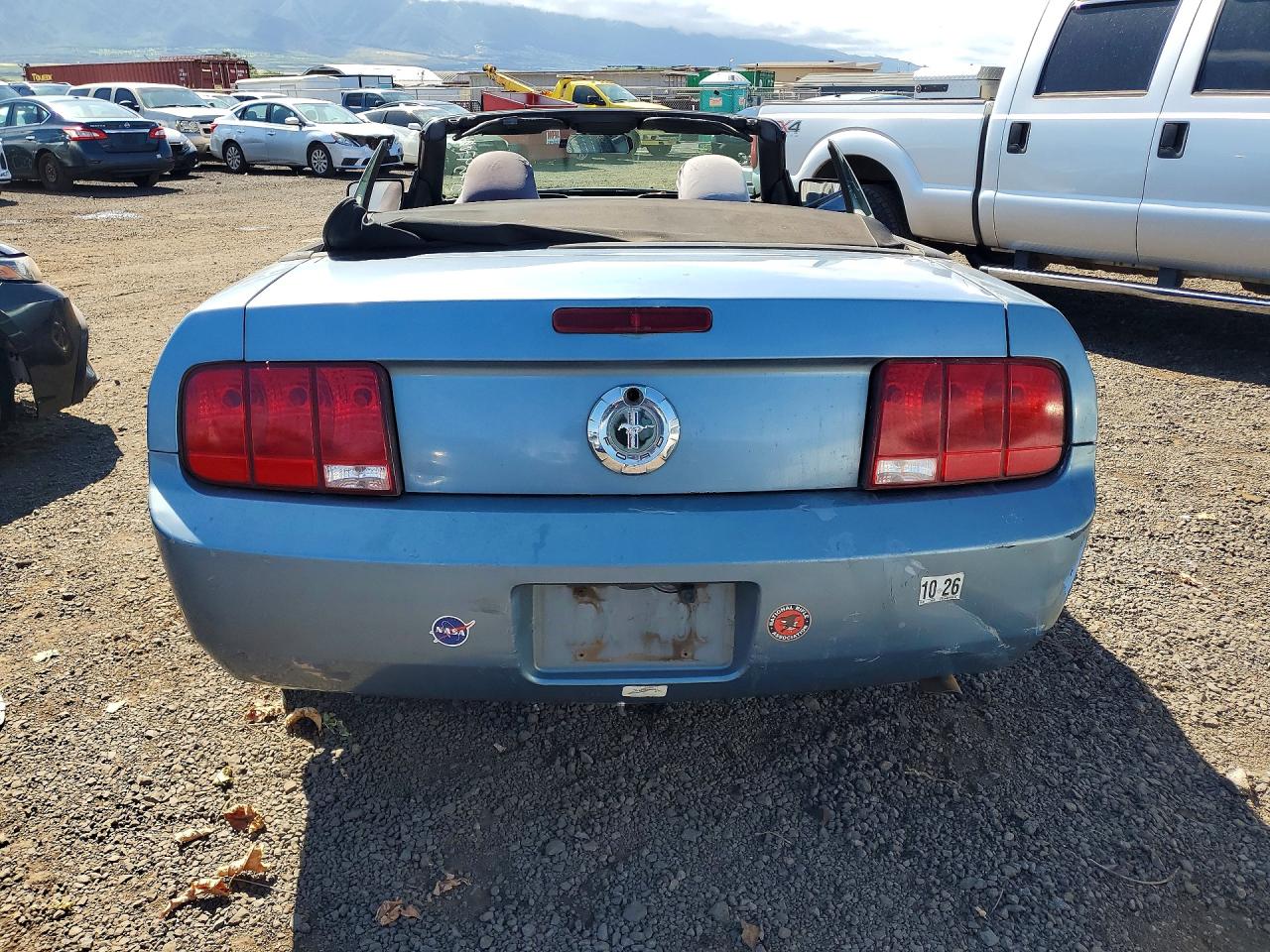 2007 Ford Mustang Turquoise vin: 1ZVFT84N075309144