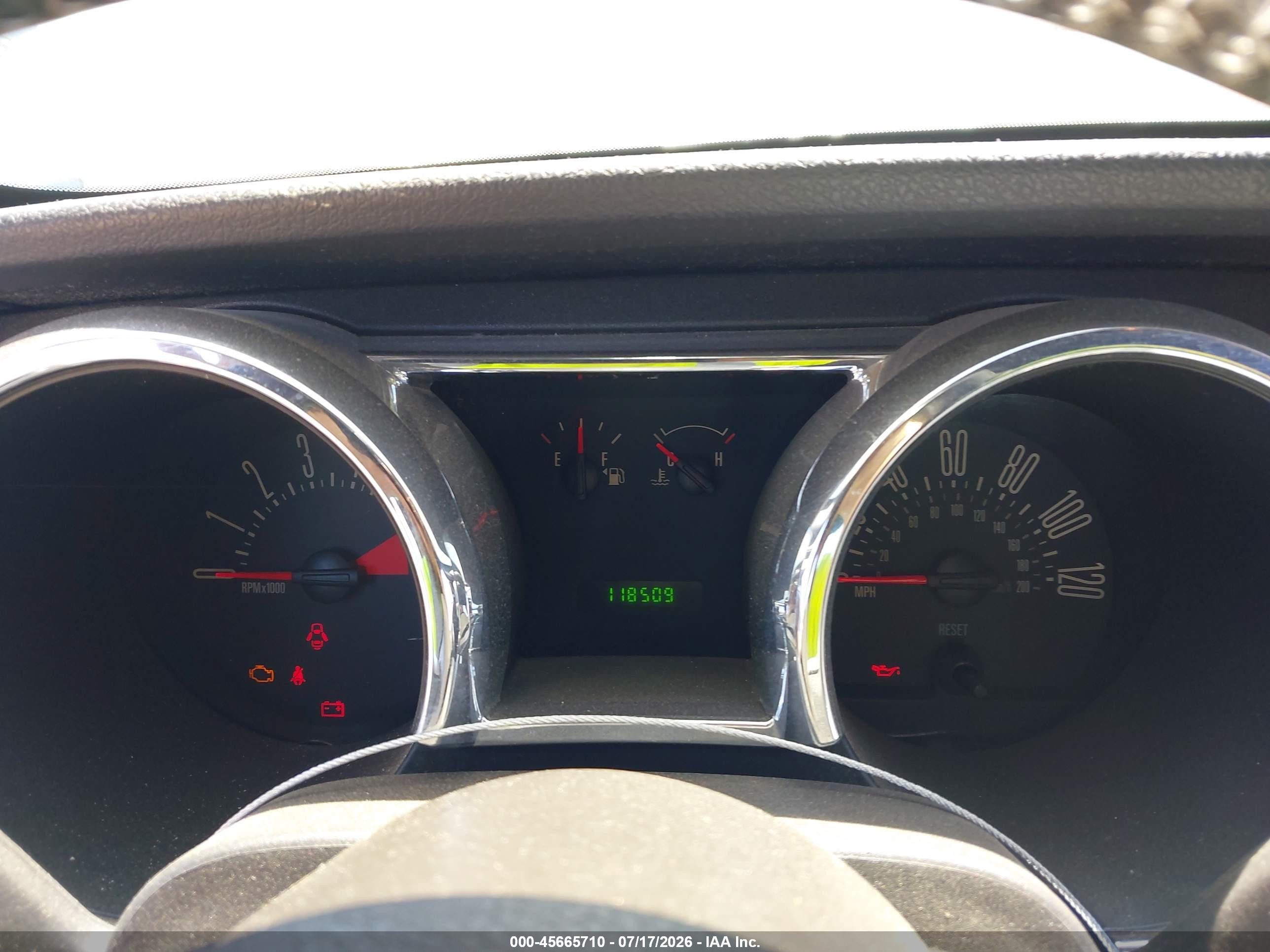 2007 Ford Mustang V6 Deluxe/v6 Premium Black vin: 1ZVFT84N075355069