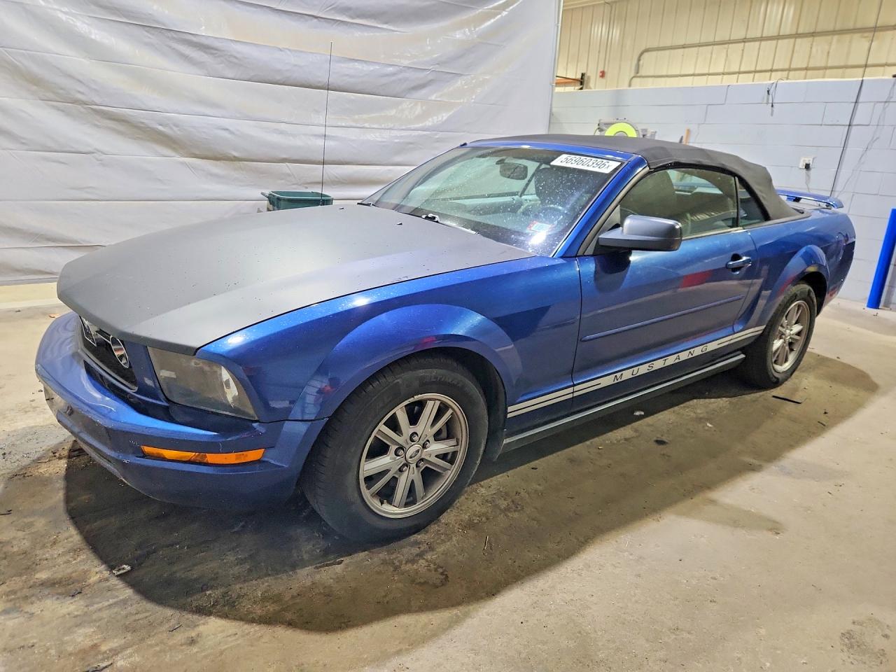 2006 Ford Mustang Blue vin: 1ZVFT84N165235019