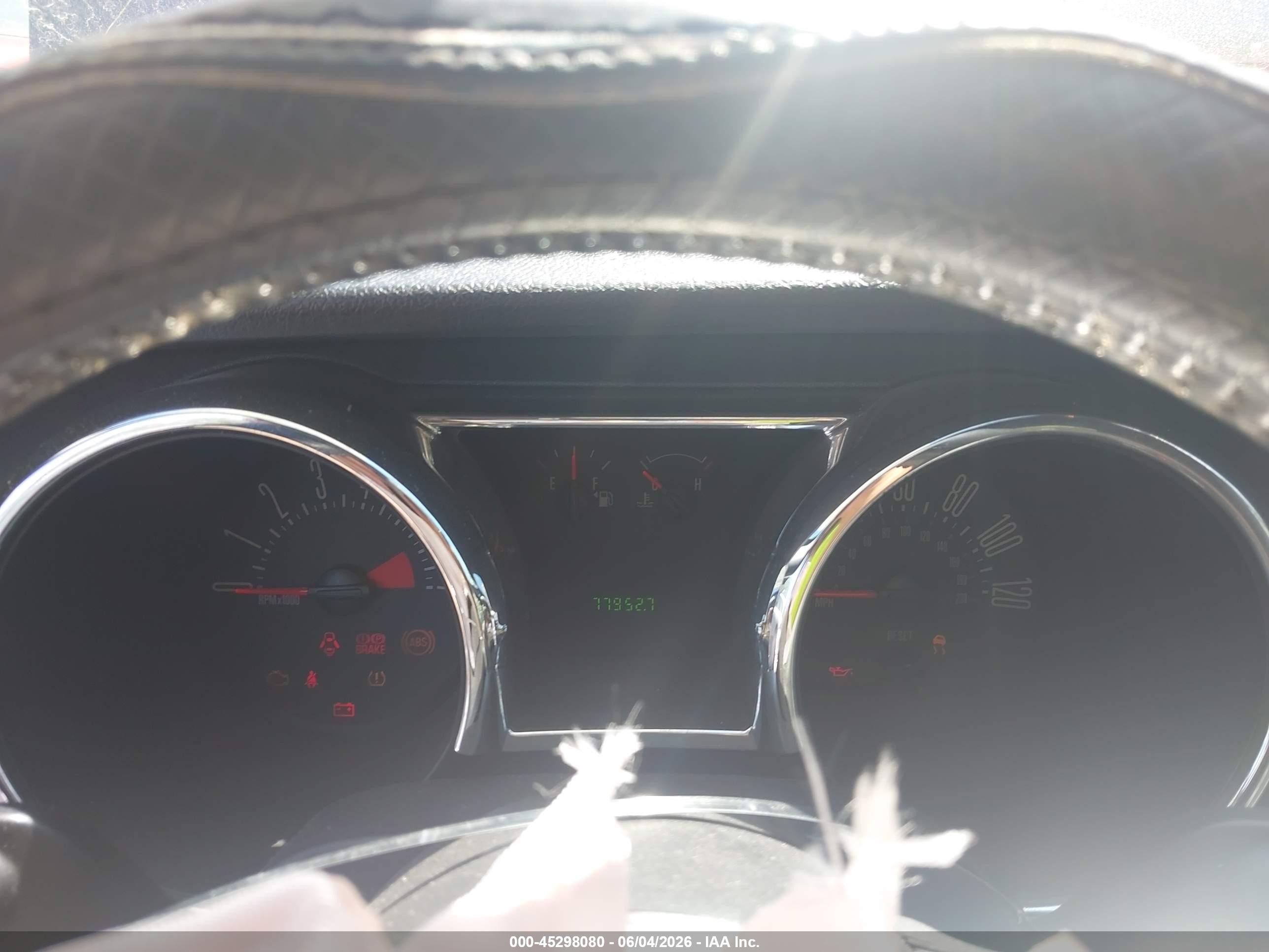 2007 Ford Mustang V6 Deluxe/v6 Premium Blue vin: 1ZVFT84N175201423