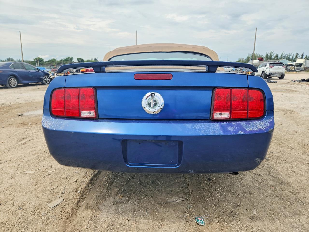 2006 Ford Mustang Blue vin: 1ZVFT84N265247759