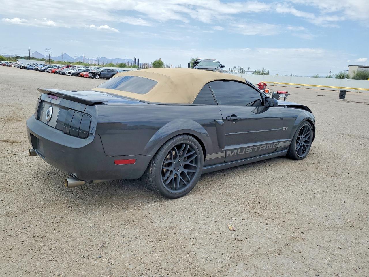 2007 Ford Mustang Gray vin: 1ZVFT84N275353744