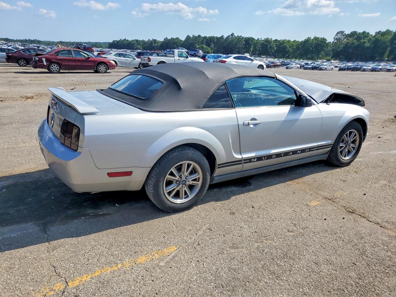 2005 Ford Mustang Silver vin: 1ZVFT84N355194469