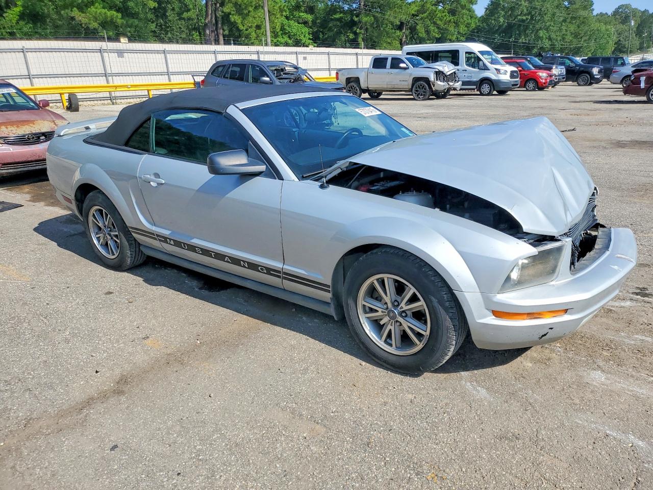 2005 Ford Mustang Silver vin: 1ZVFT84N355194469