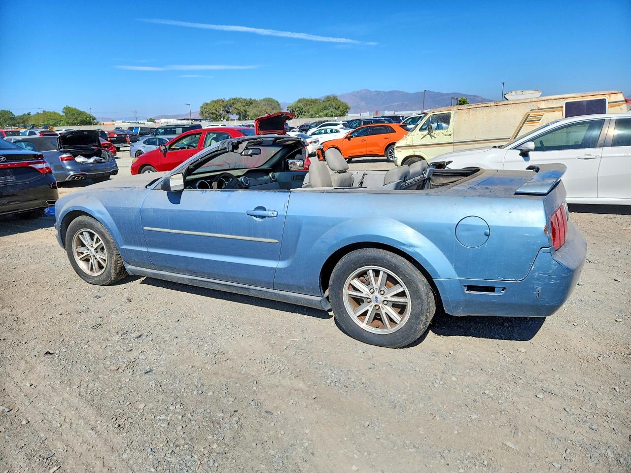 2005 Ford Mustang Blue vin: 1ZVFT84N355207382