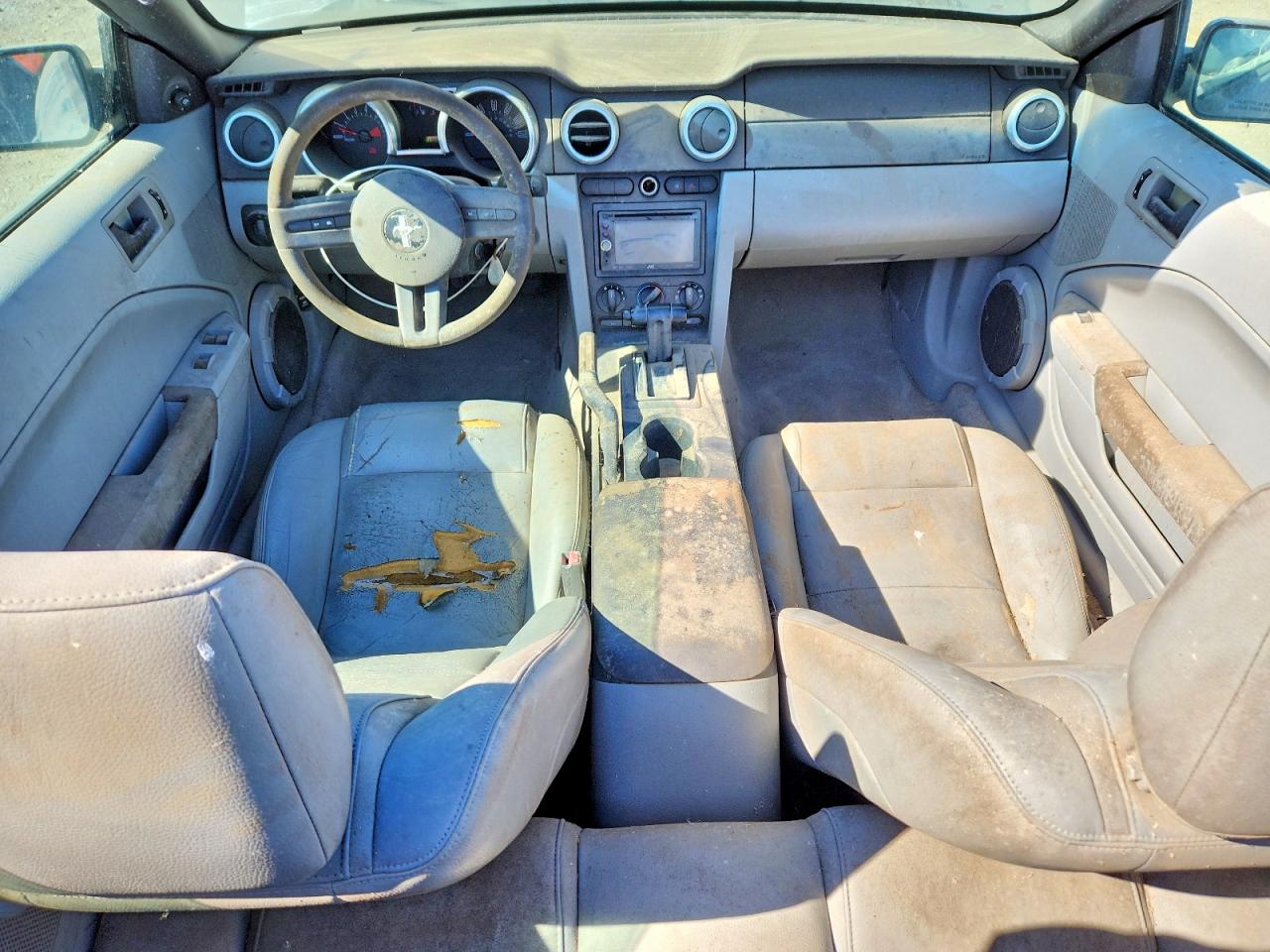 2005 Ford Mustang Blue vin: 1ZVFT84N355207382