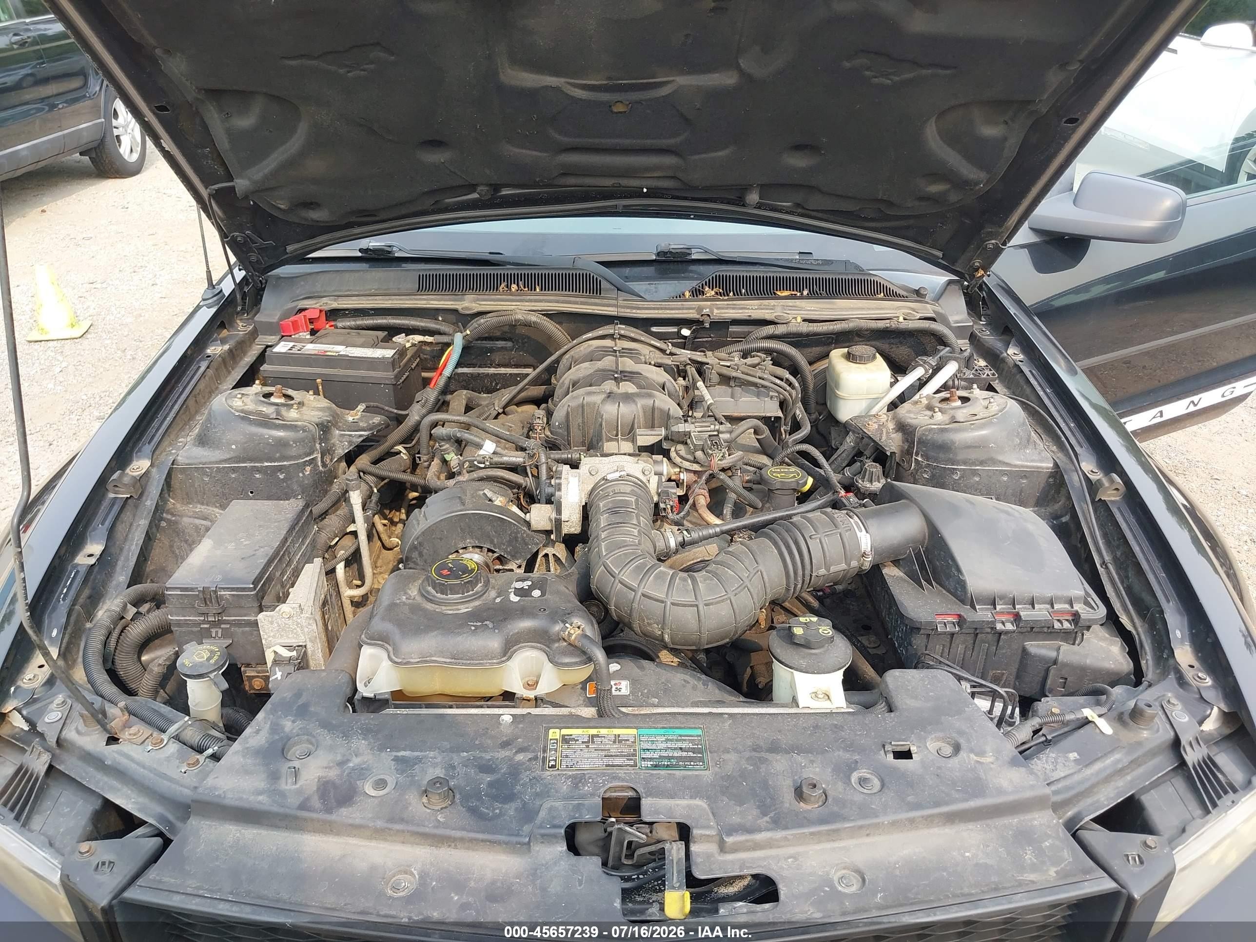 2005 Ford Mustang   Черный vin: 1ZVFT84N355225154