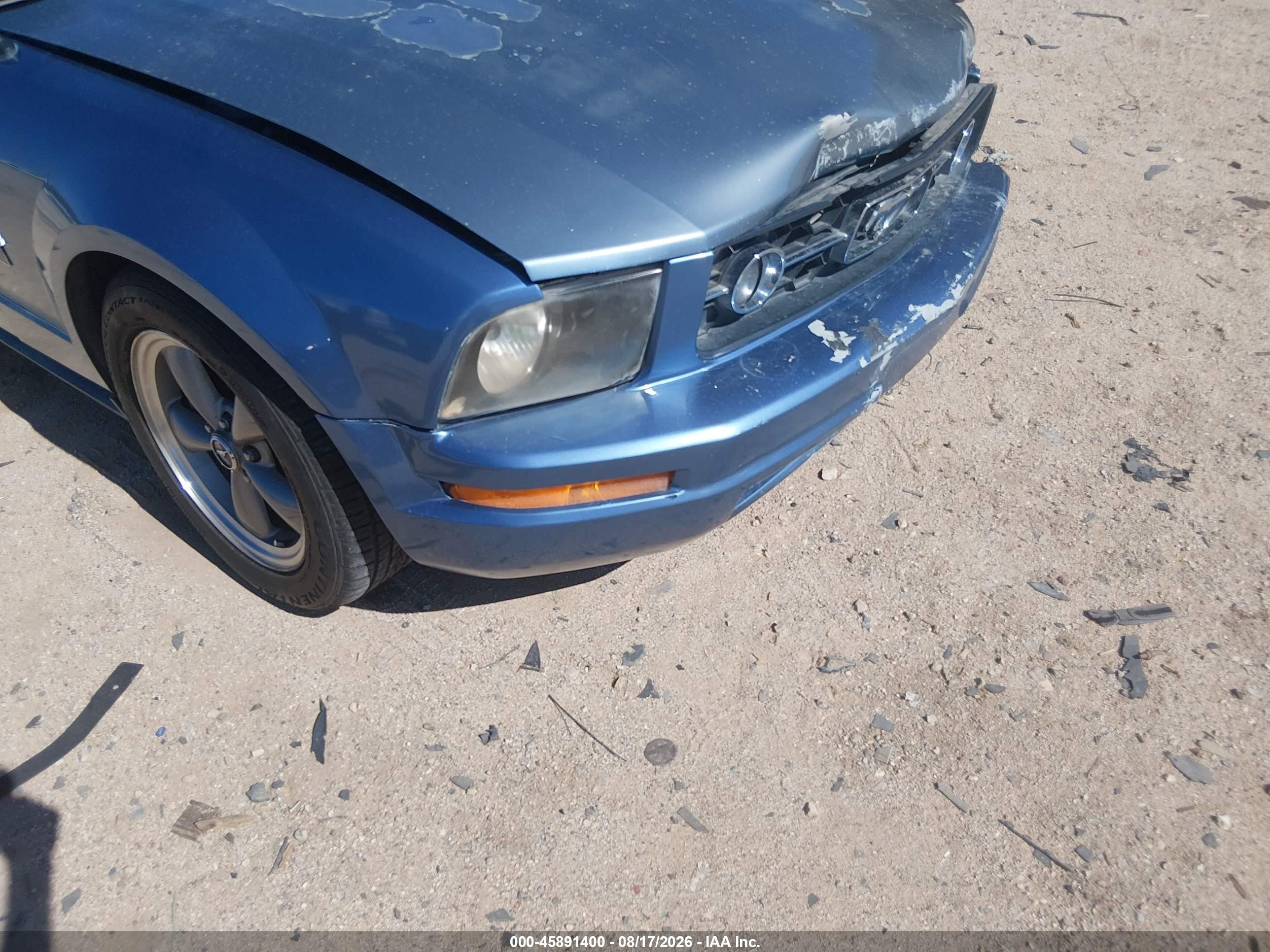 2006 Ford Mustang V6 Синий vin: 1ZVFT84N465228470