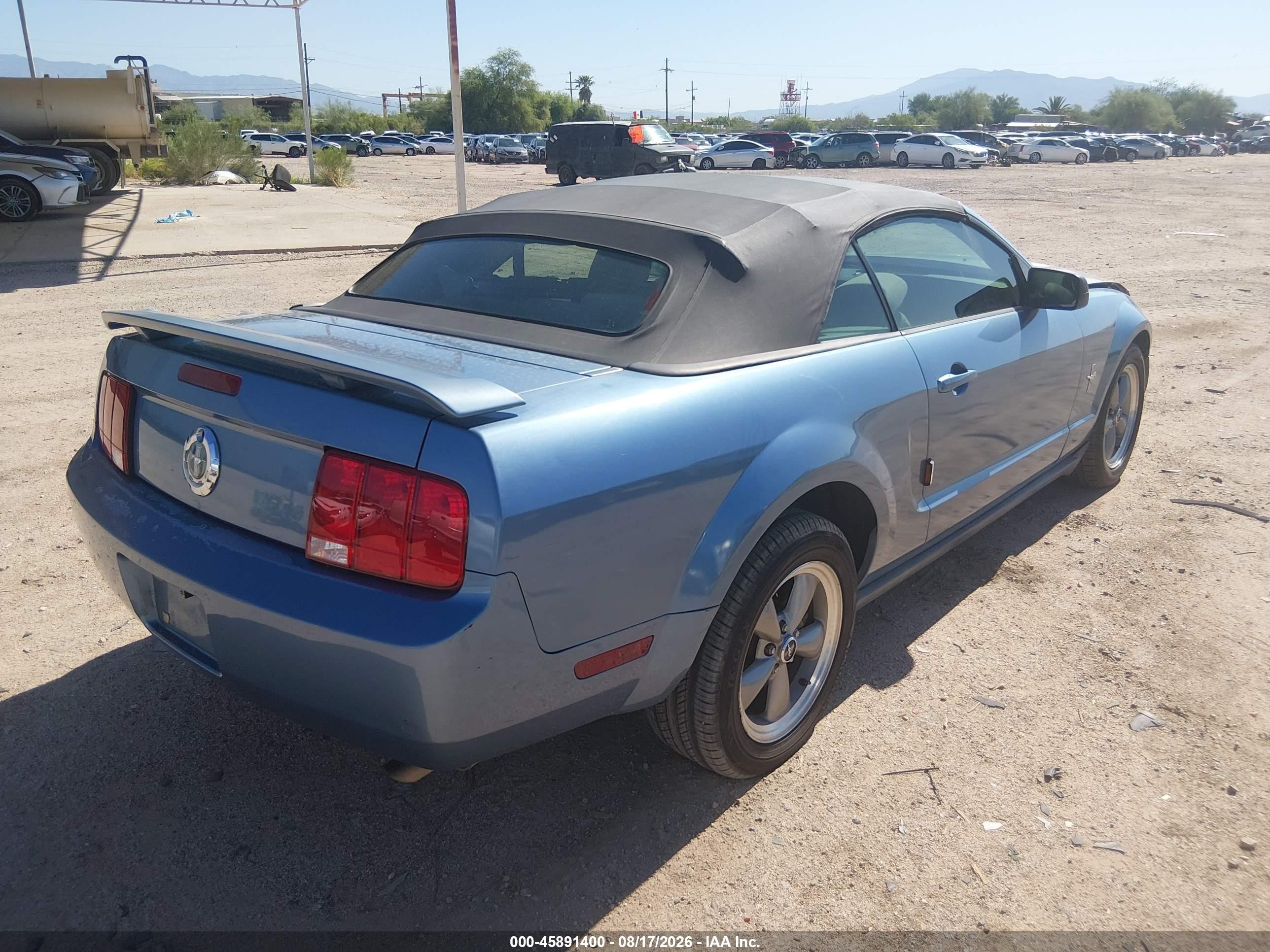 2006 Ford Mustang V6 Синий vin: 1ZVFT84N465228470