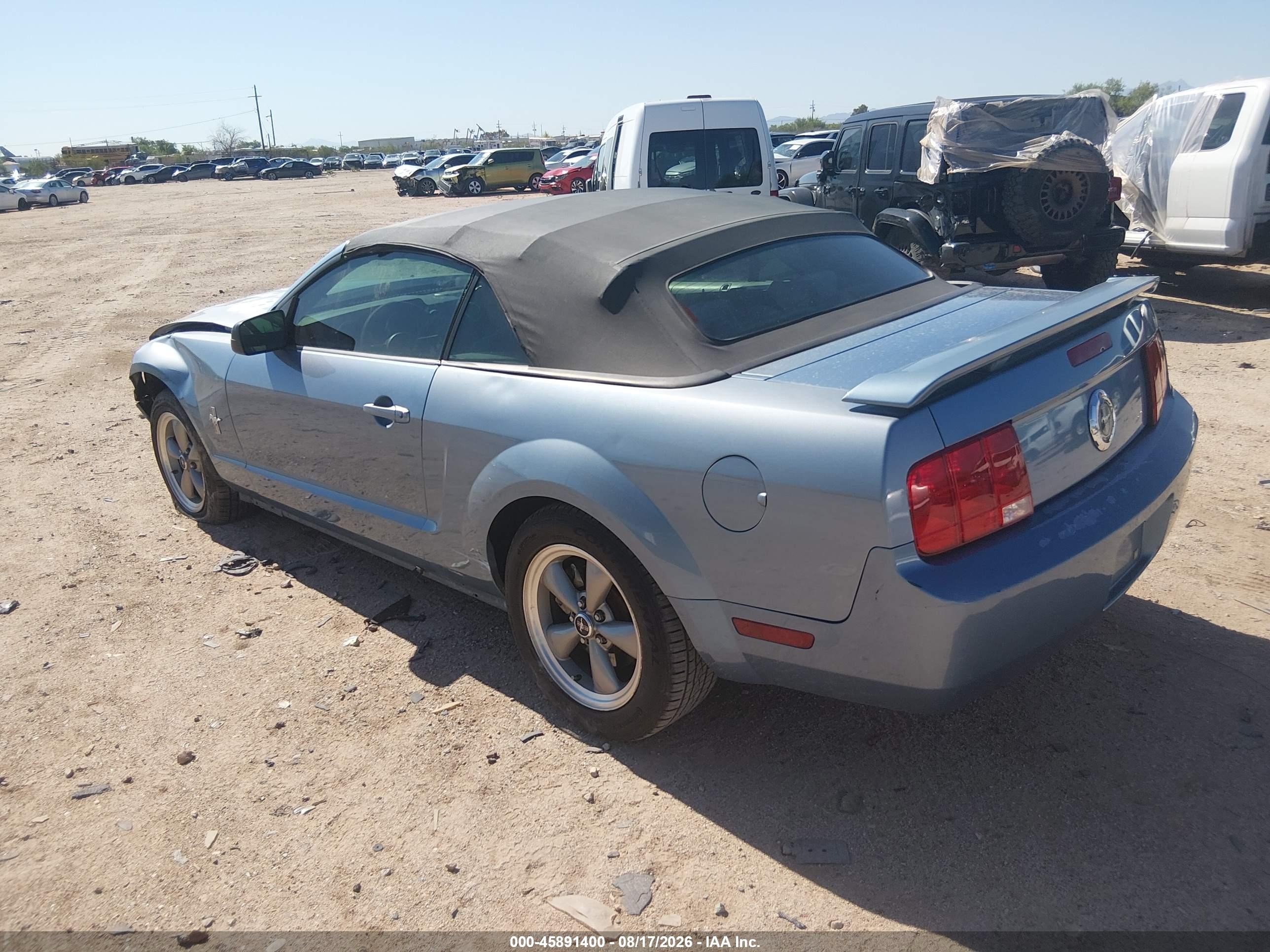 2006 Ford Mustang V6 Синий vin: 1ZVFT84N465228470