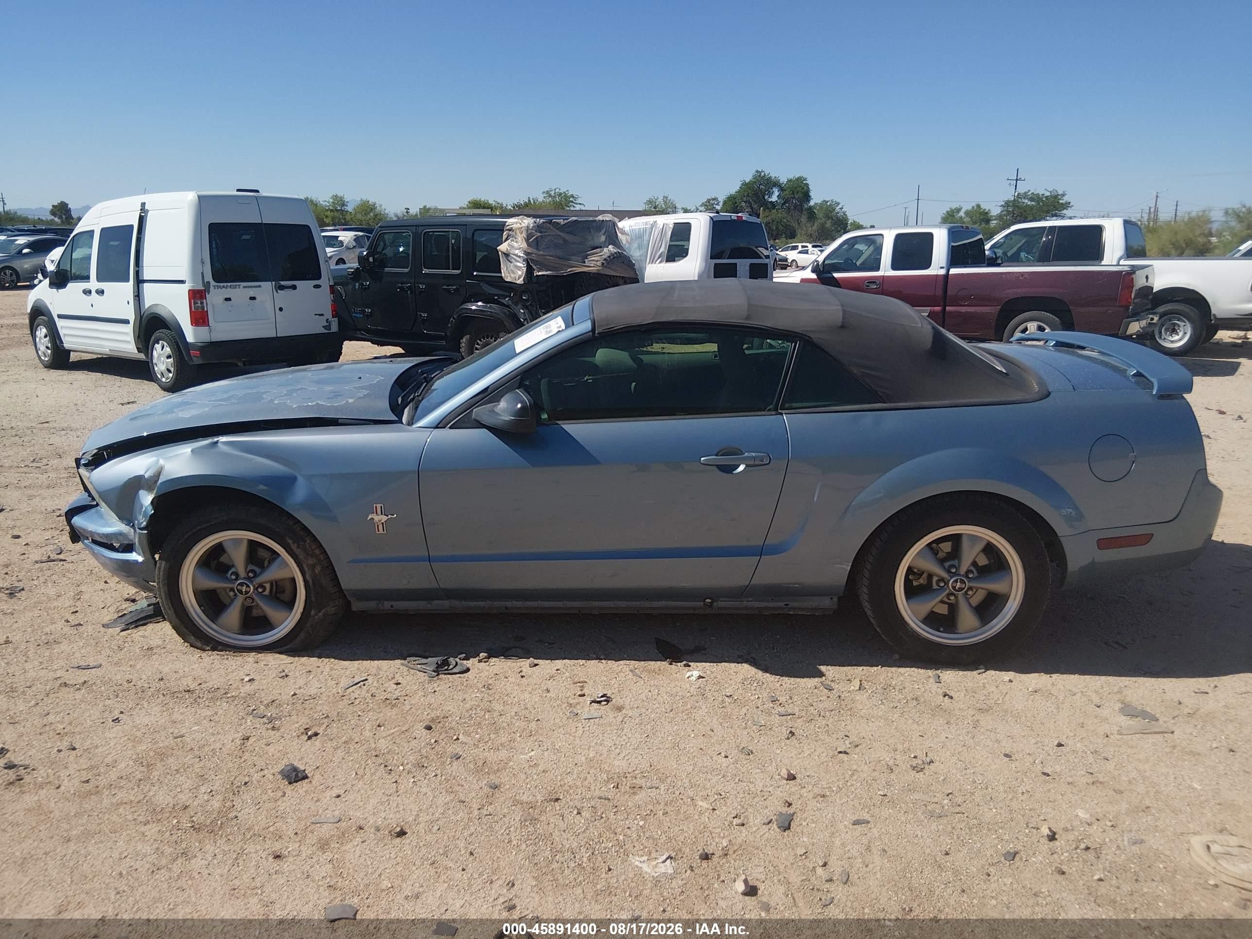 2006 Ford Mustang V6 Синий vin: 1ZVFT84N465228470