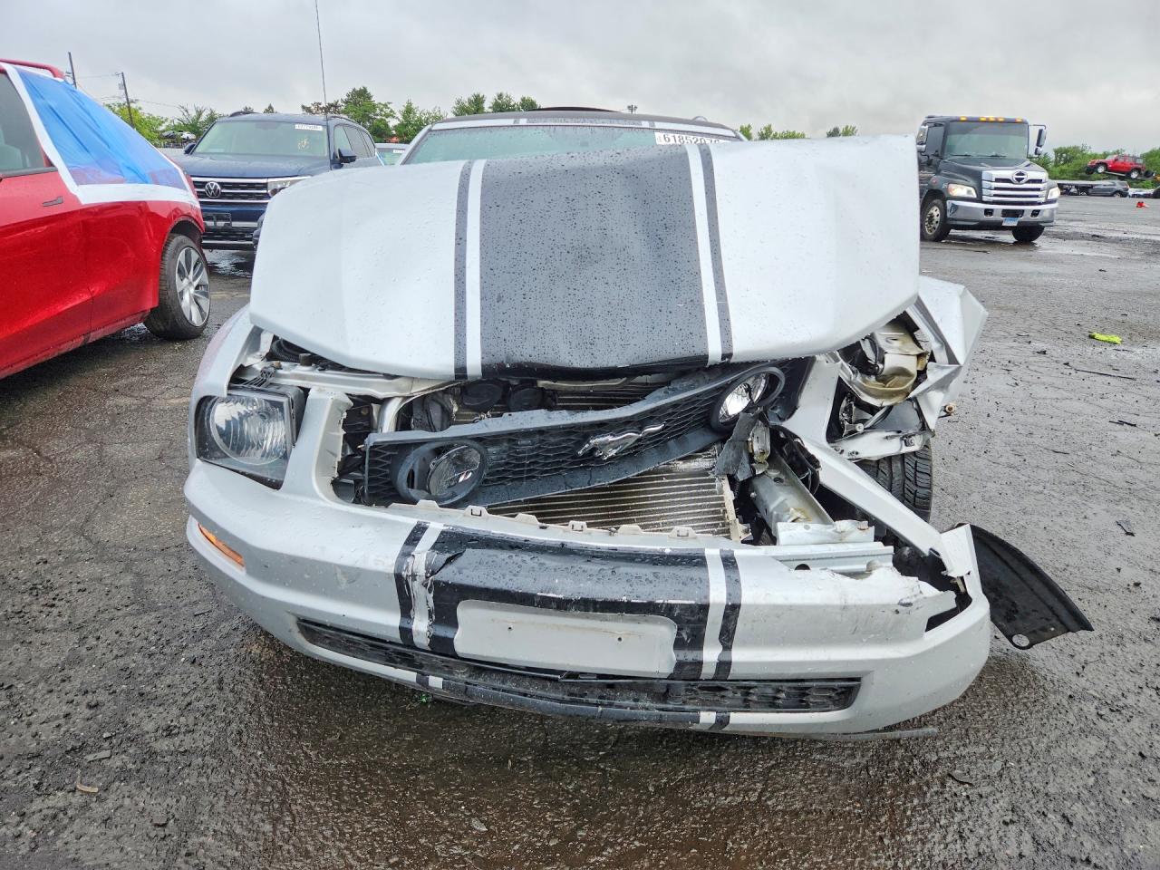 2007 Ford Mustang Silver vin: 1ZVFT84N475353423