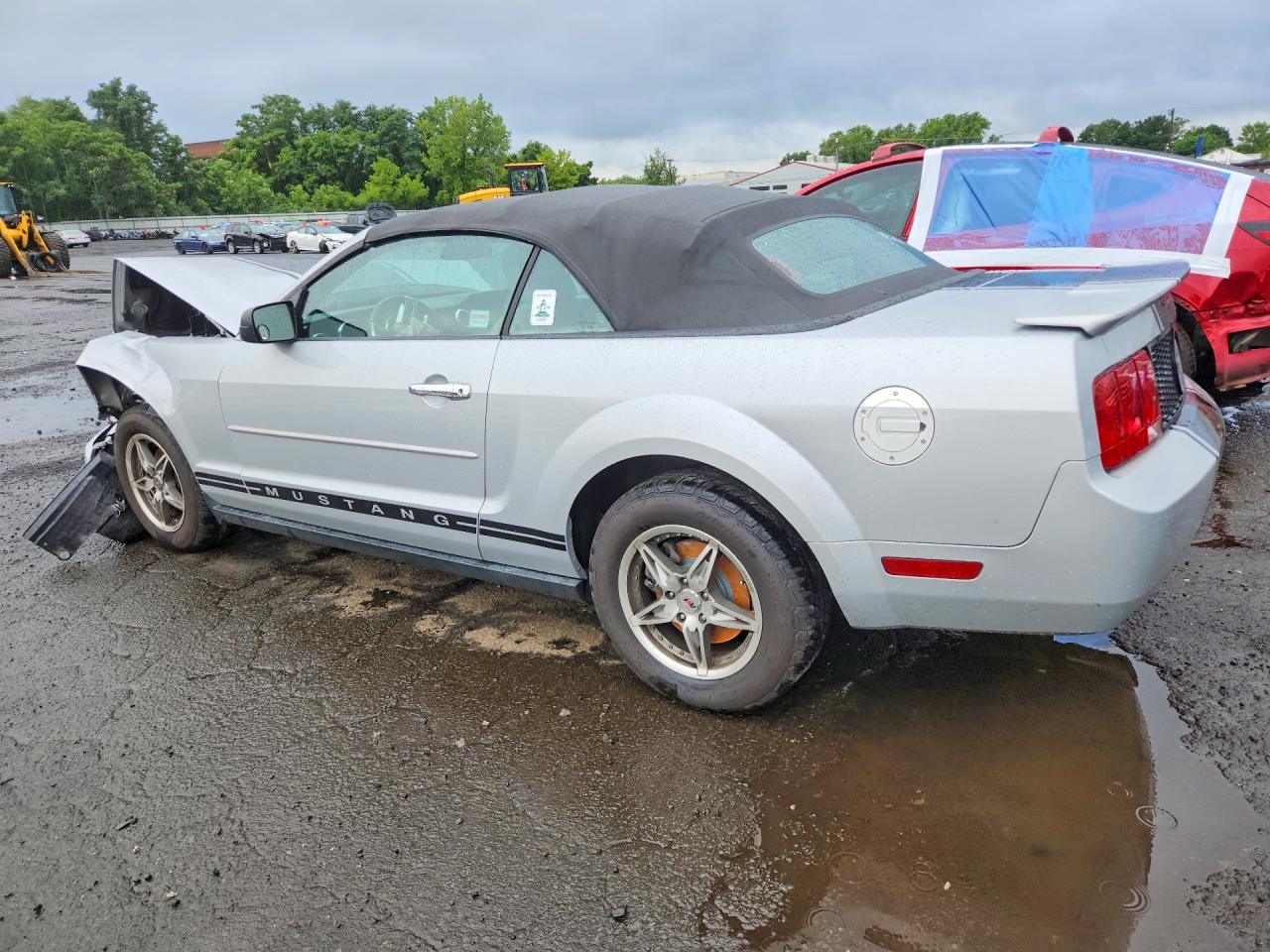 2007 Ford Mustang Silver vin: 1ZVFT84N475353423