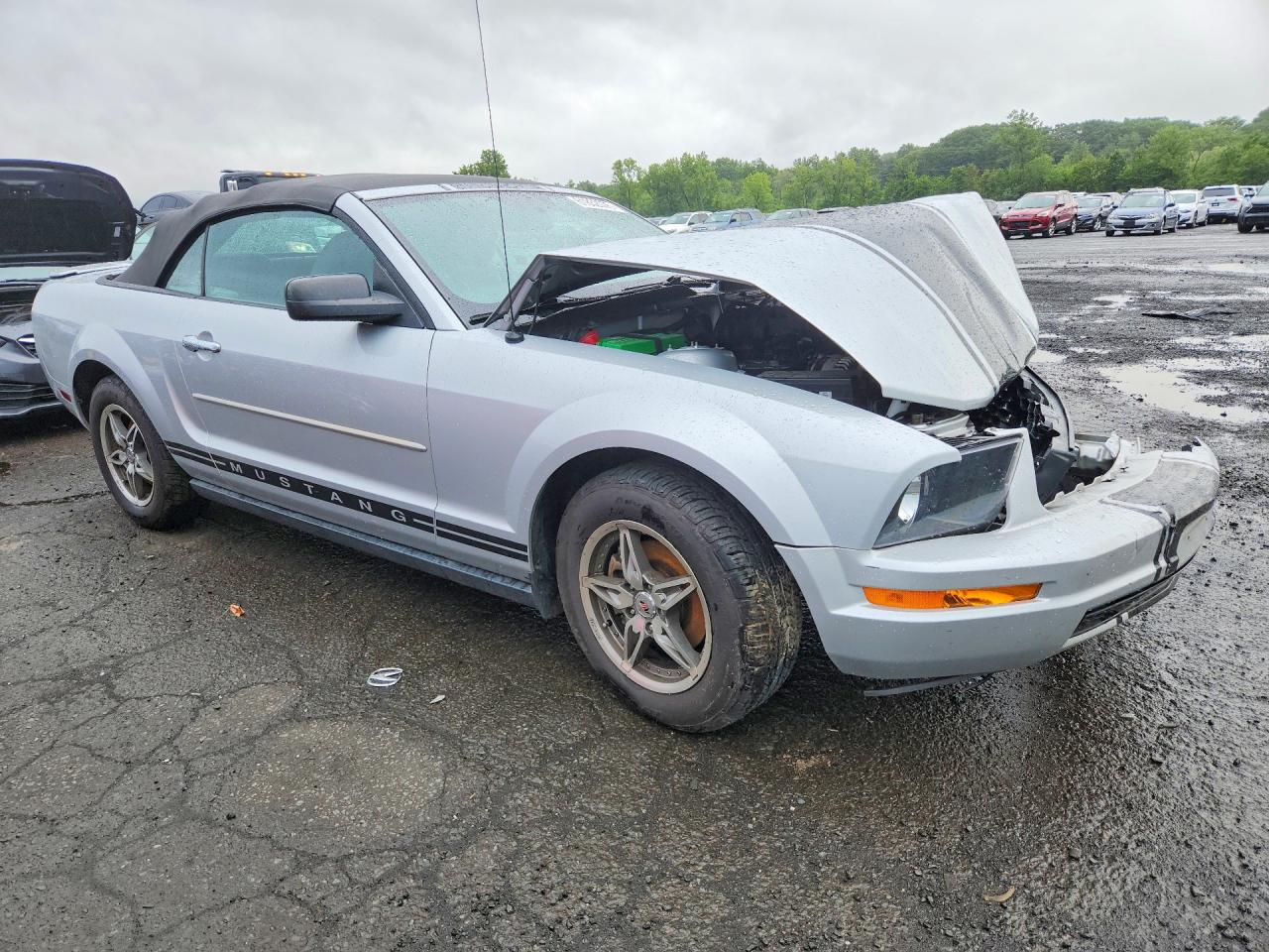 2007 Ford Mustang Silver vin: 1ZVFT84N475353423