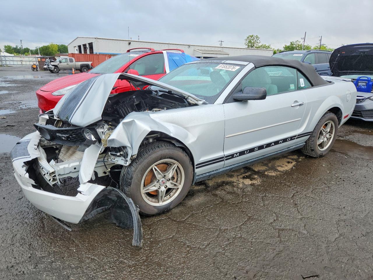2007 Ford Mustang Silver vin: 1ZVFT84N475353423