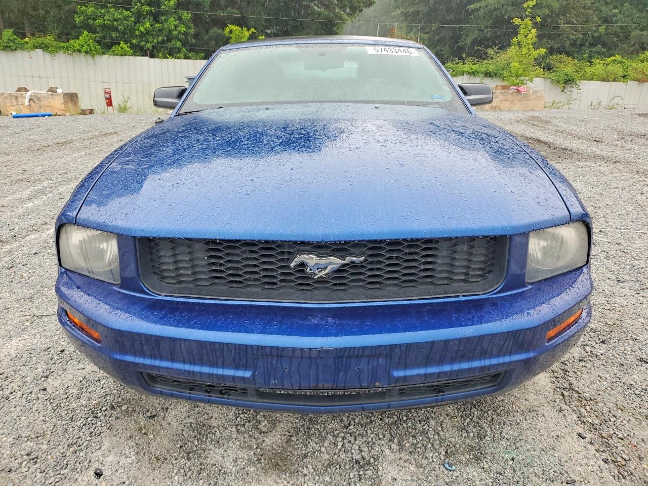 2007 Ford Mustang Blue vin: 1ZVFT84N475368746