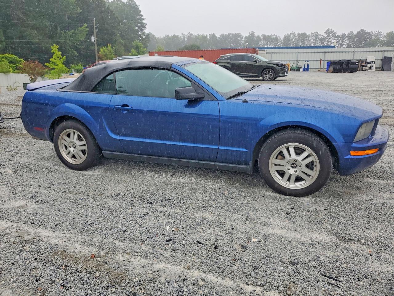 2007 Ford Mustang Blue vin: 1ZVFT84N475368746
