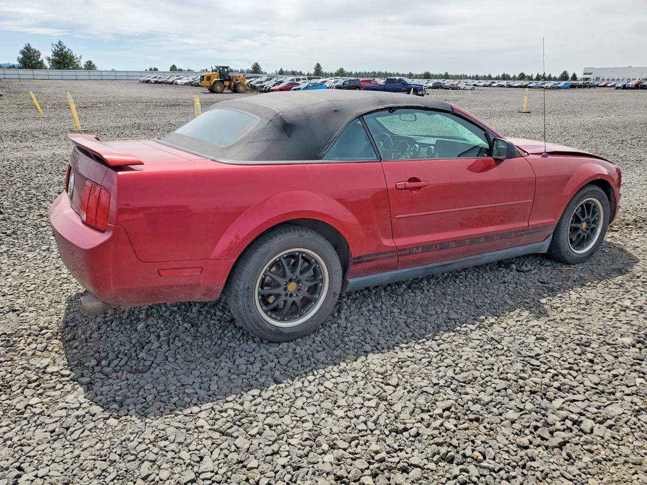 2005 Ford Mustang Red vin: 1ZVFT84N555197616