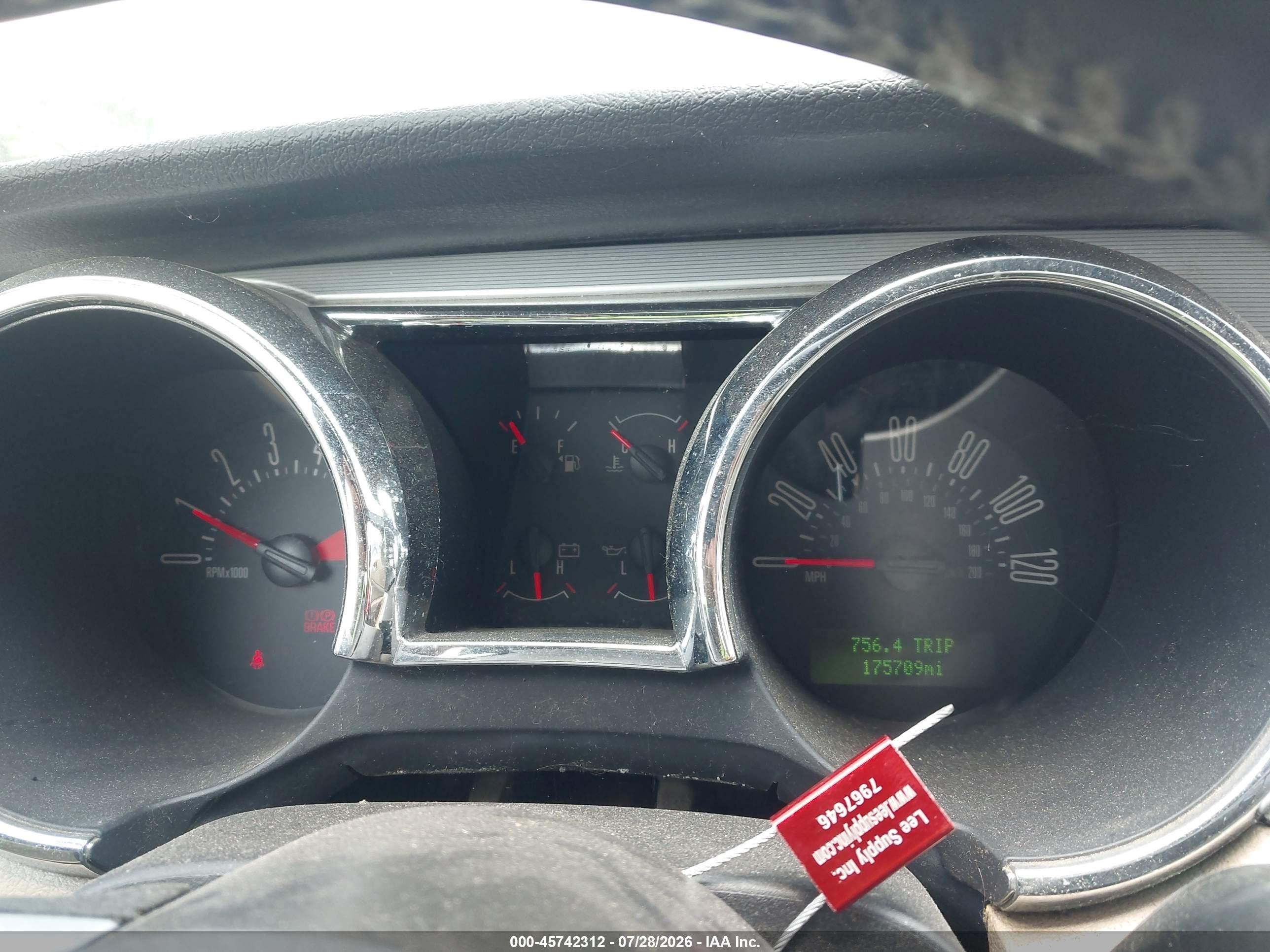 2006 Ford Mustang V6 Gray vin: 1ZVFT84N565259579