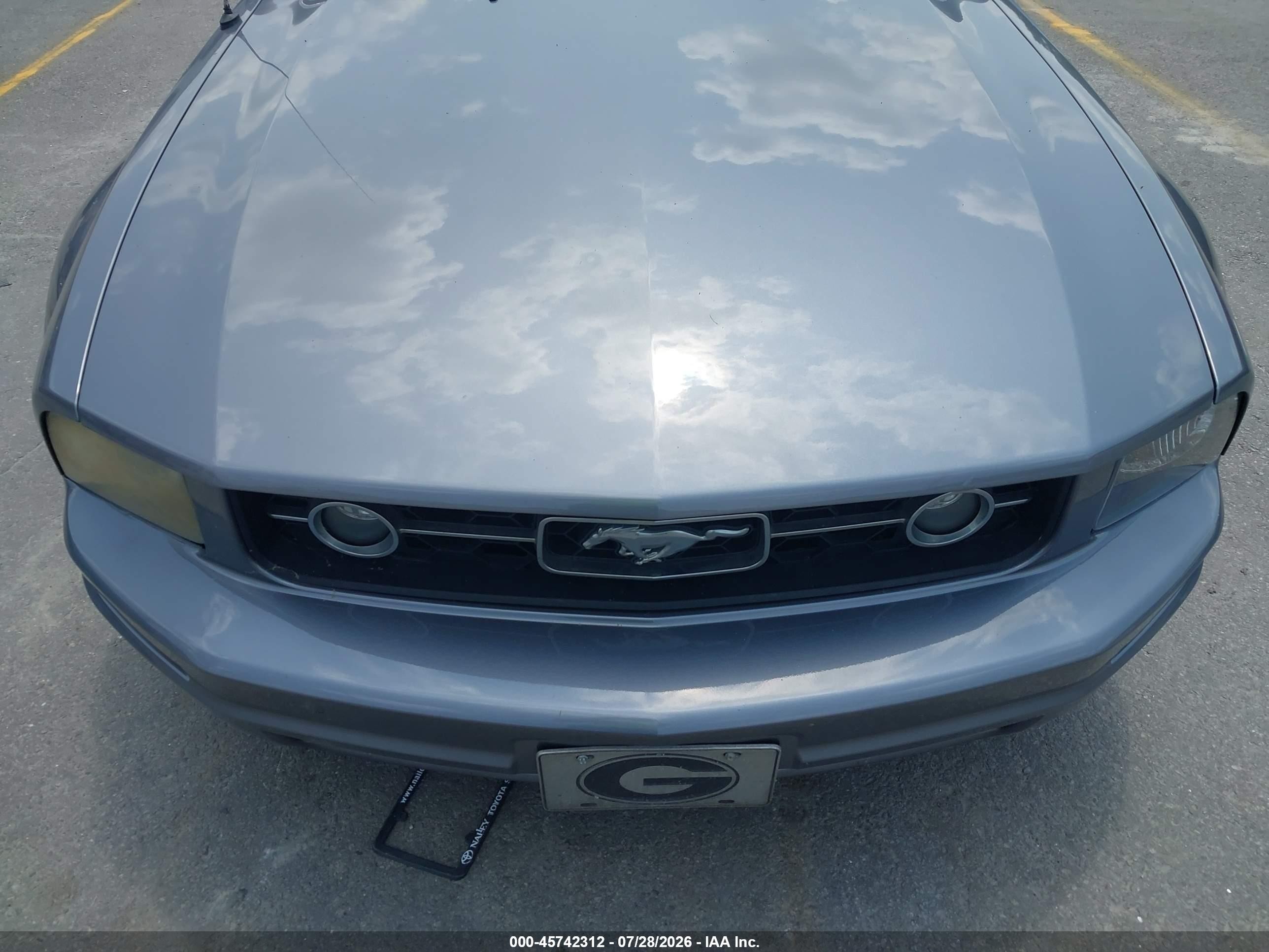 2006 Ford Mustang V6 Gray vin: 1ZVFT84N565259579