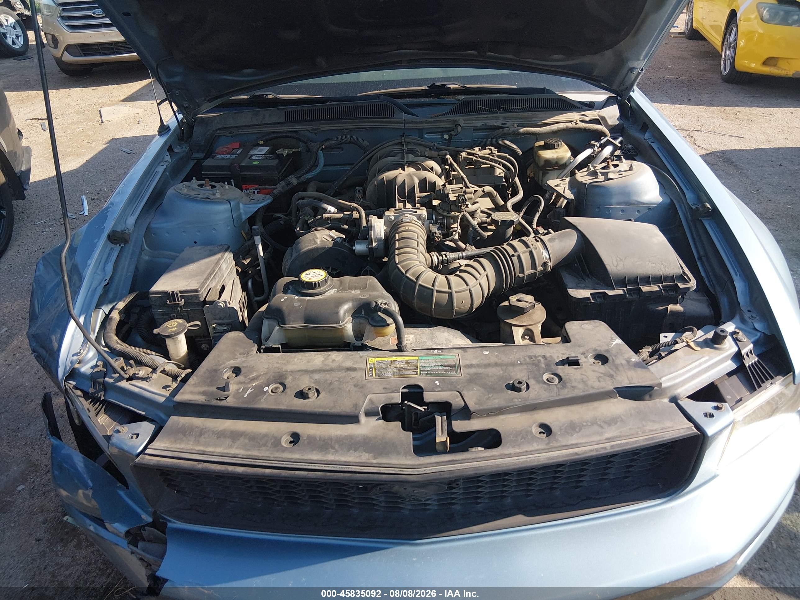 2005 Ford Mustang   Light Blue vin: 1ZVFT84N655188875