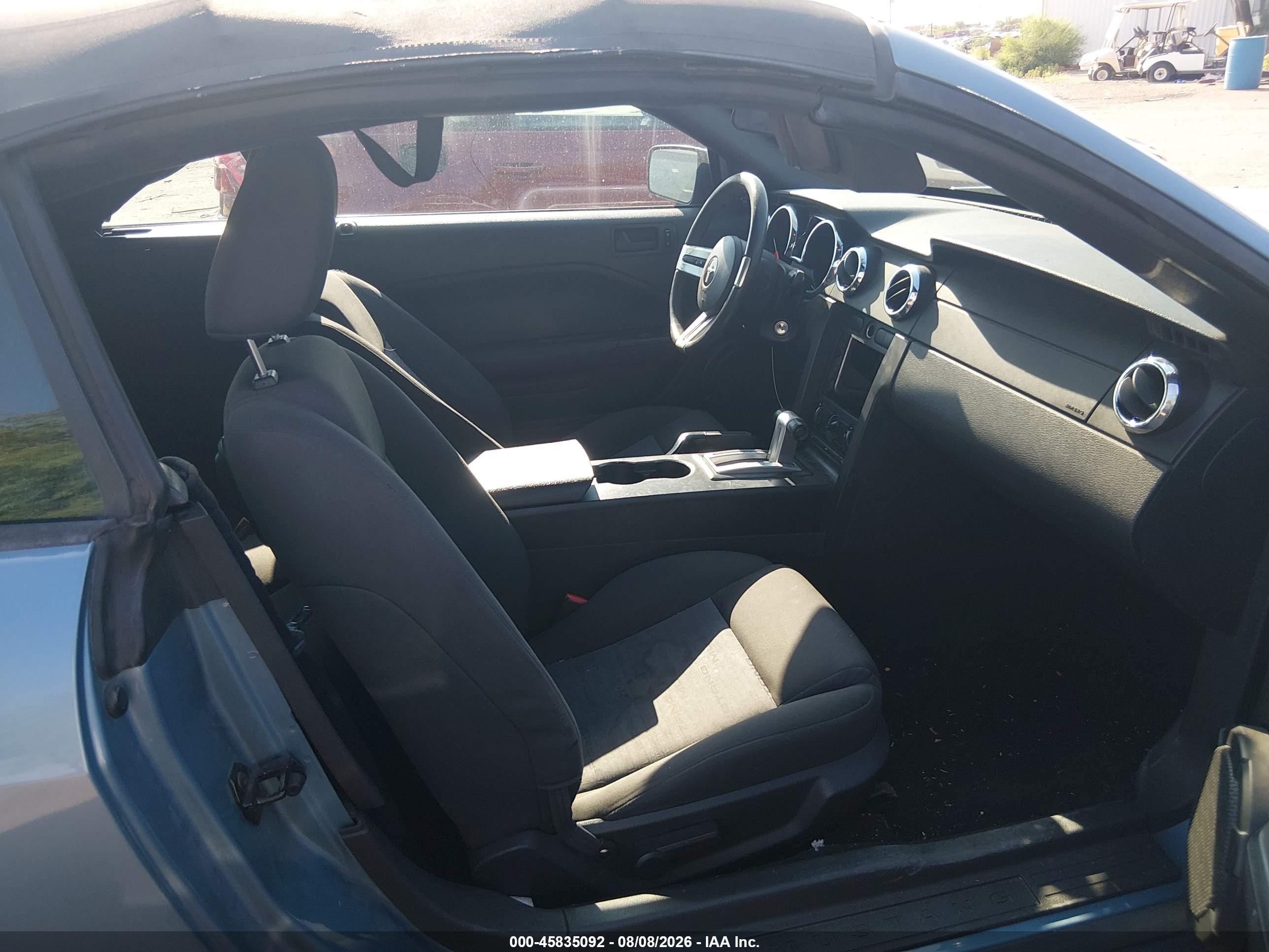 2005 Ford Mustang   Light Blue vin: 1ZVFT84N655188875