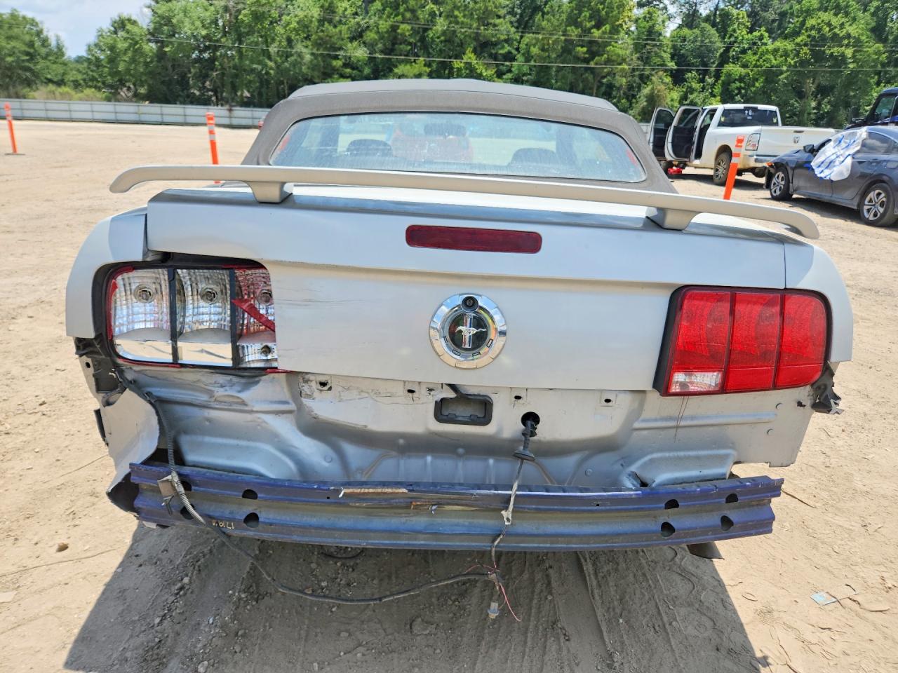 2005 Ford Mustang Silver vin: 1ZVFT84N655215976