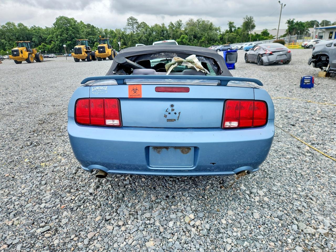 2006 Ford Mustang Blue vin: 1ZVFT84N665226591