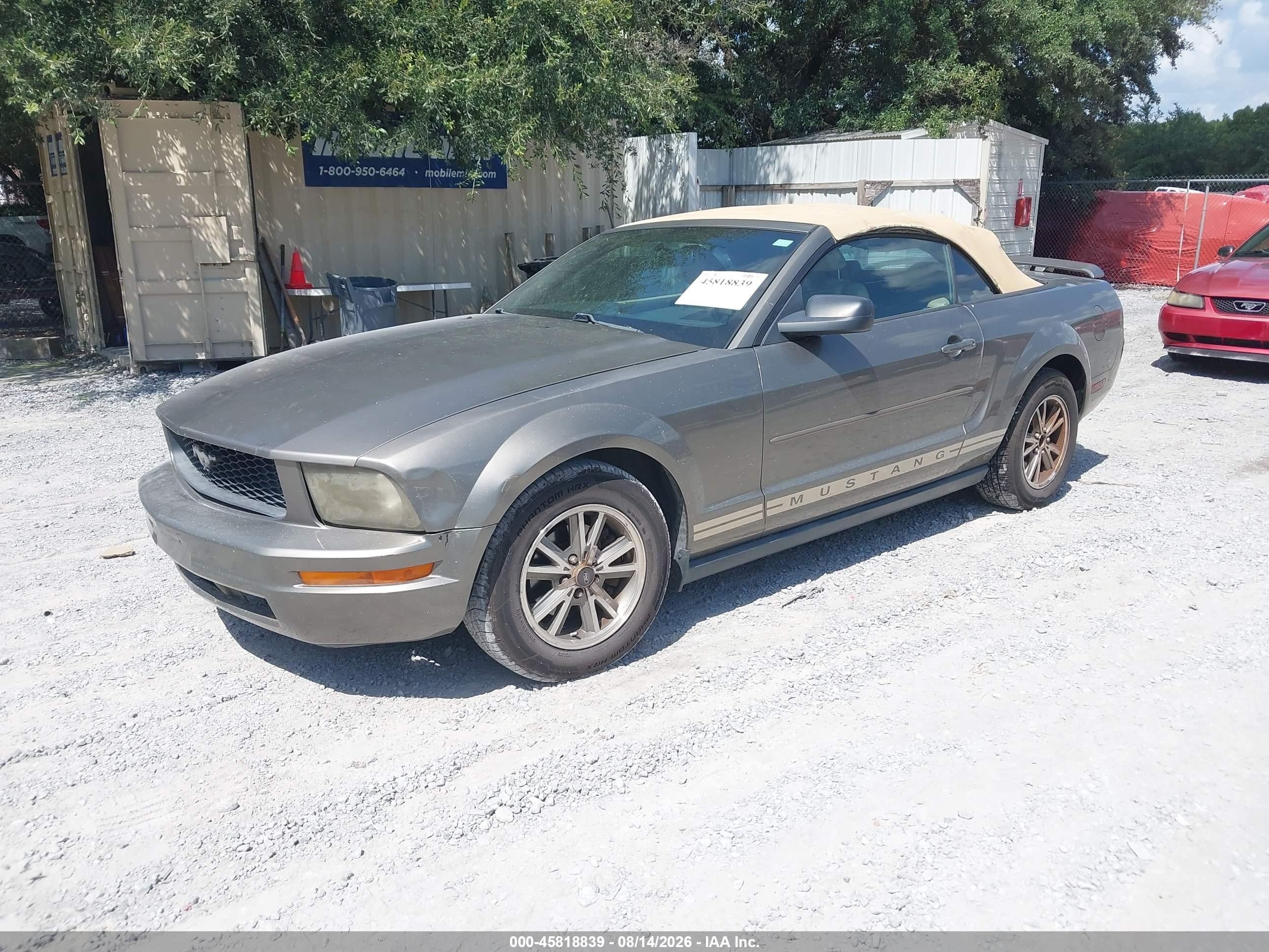 2005 Ford Mustang   Коричневый vin: 1ZVFT84N755225268