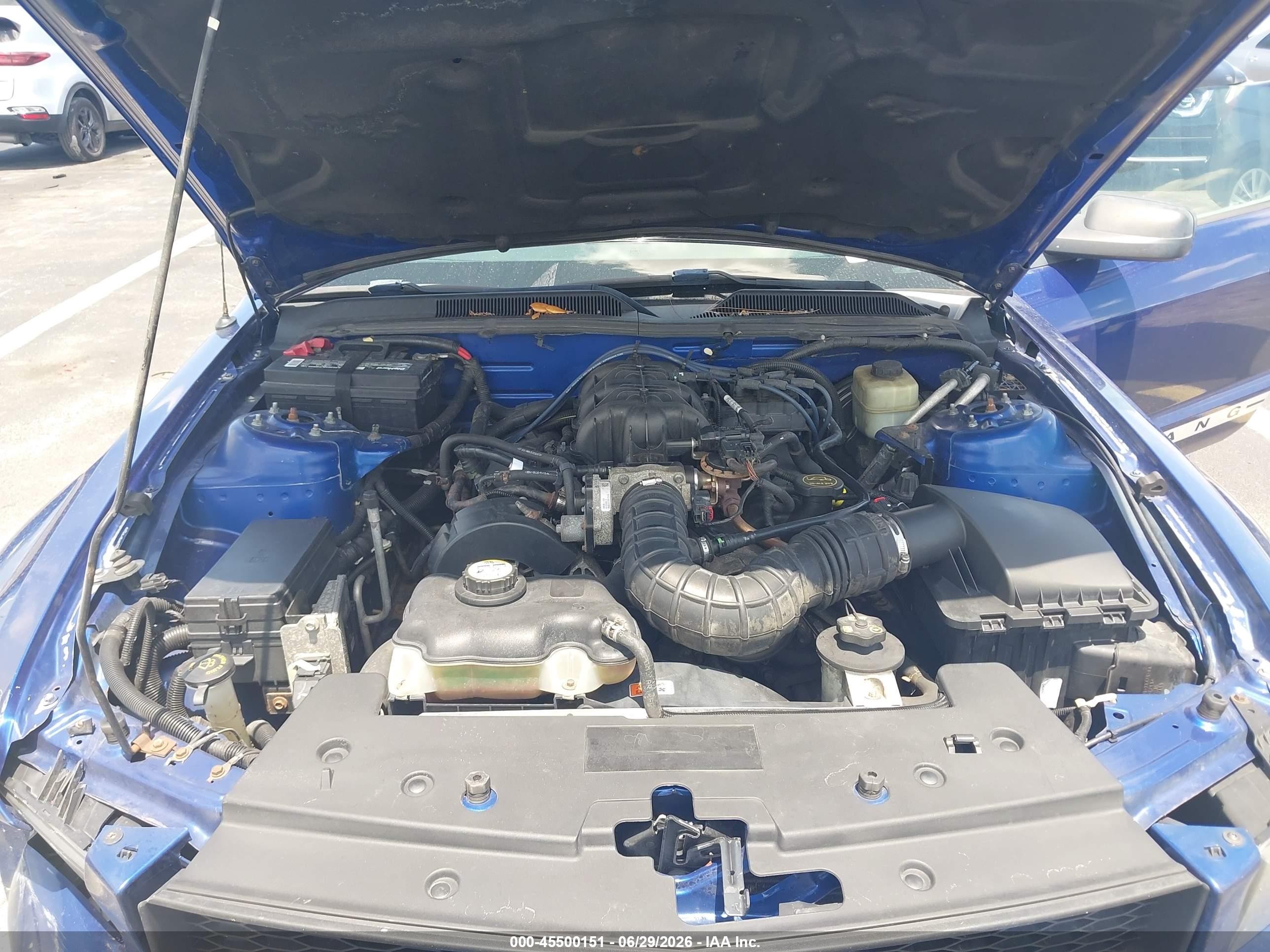 2005 Ford Mustang   Blue vin: 1ZVFT84N955199241