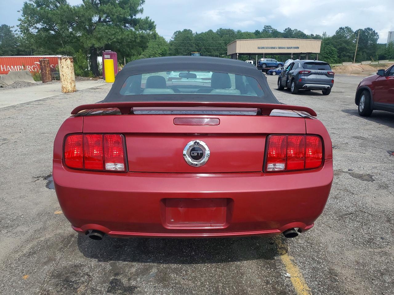 2006 Ford Mustang Gt Red vin: 1ZVFT85H065169734