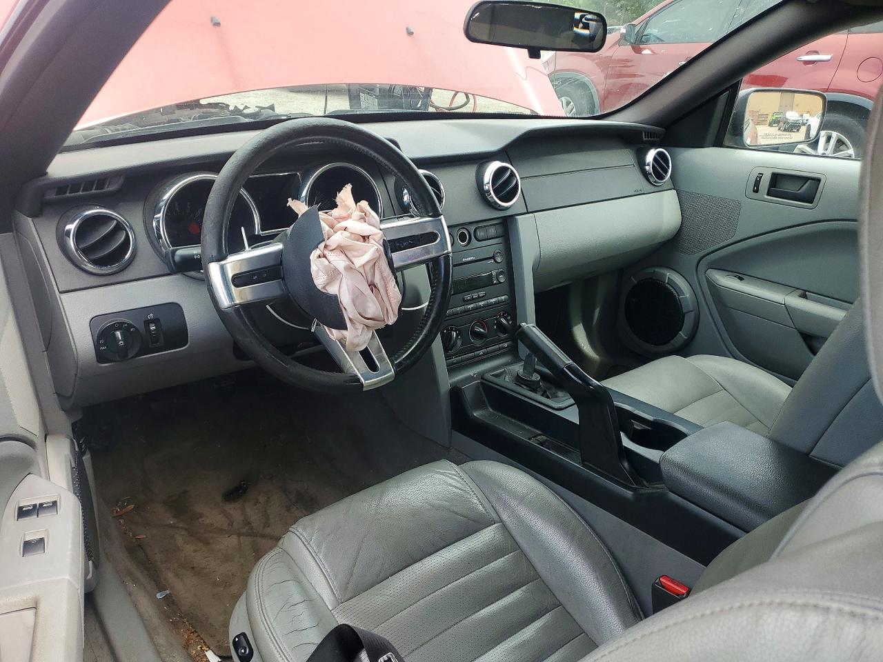2006 Ford Mustang Gt Red vin: 1ZVFT85H065169734