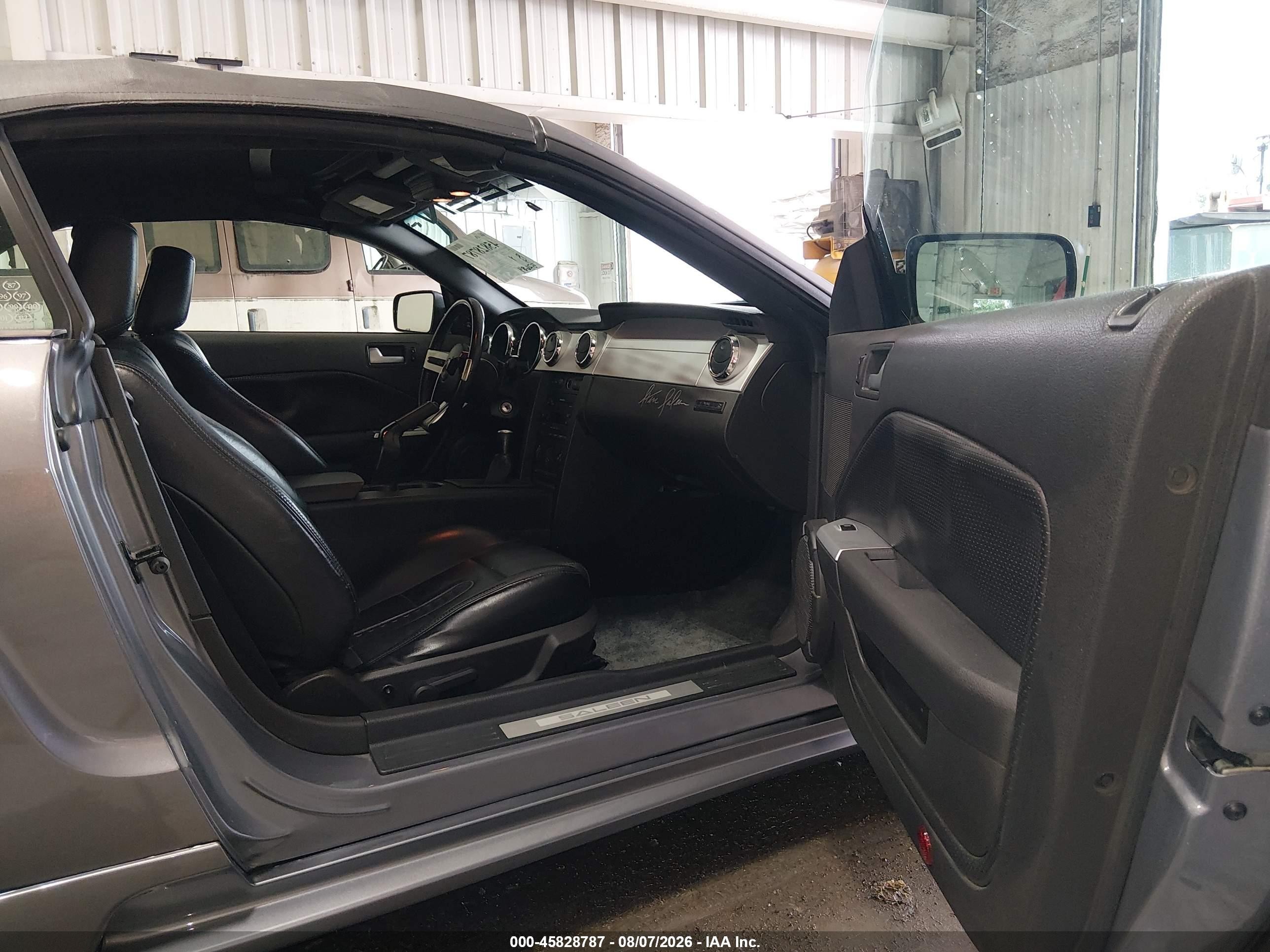 2006 Ford Mustang Gt Gray vin: 1ZVFT85H165108778