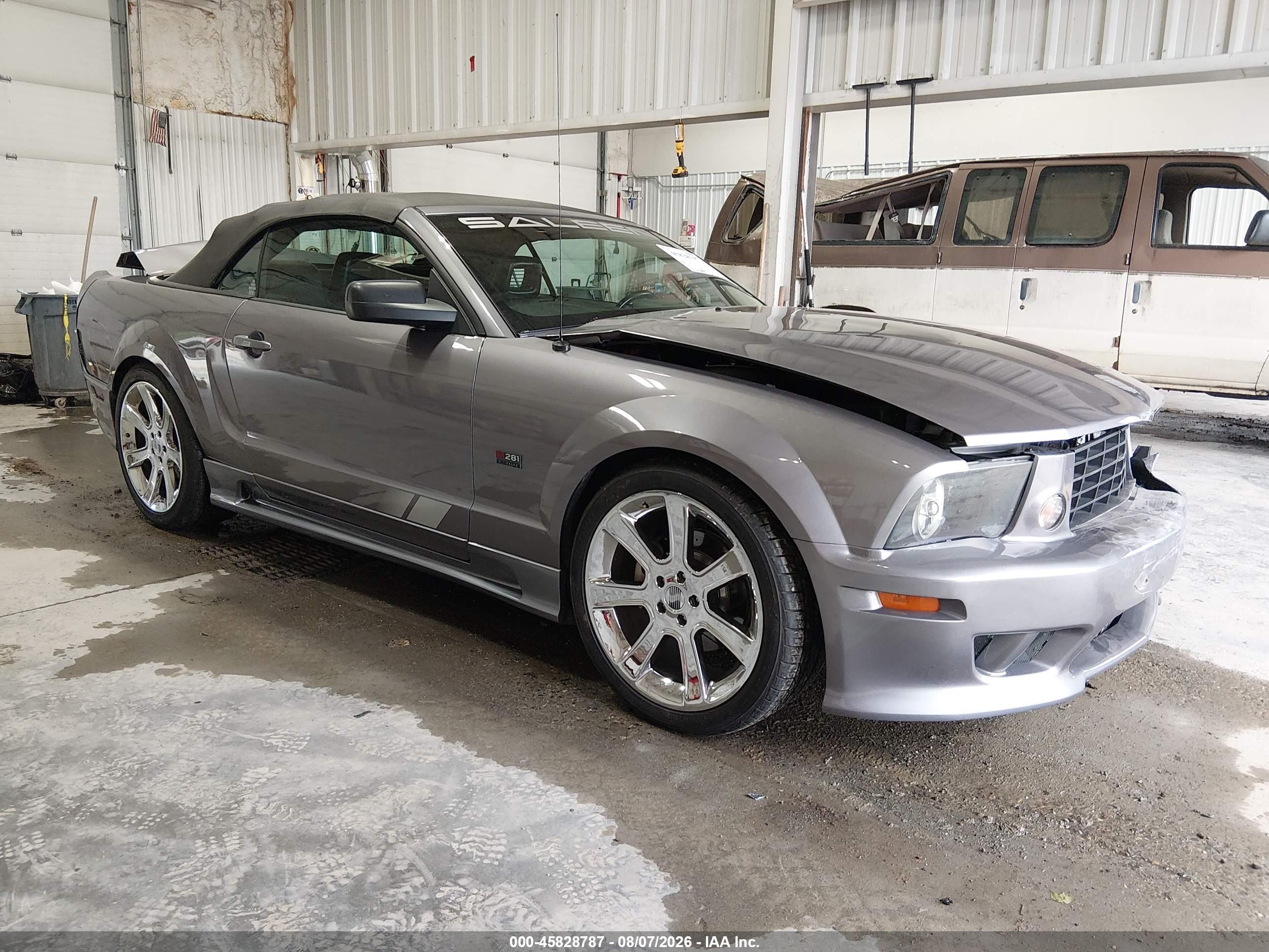2006 Ford Mustang Gt Gray vin: 1ZVFT85H165108778