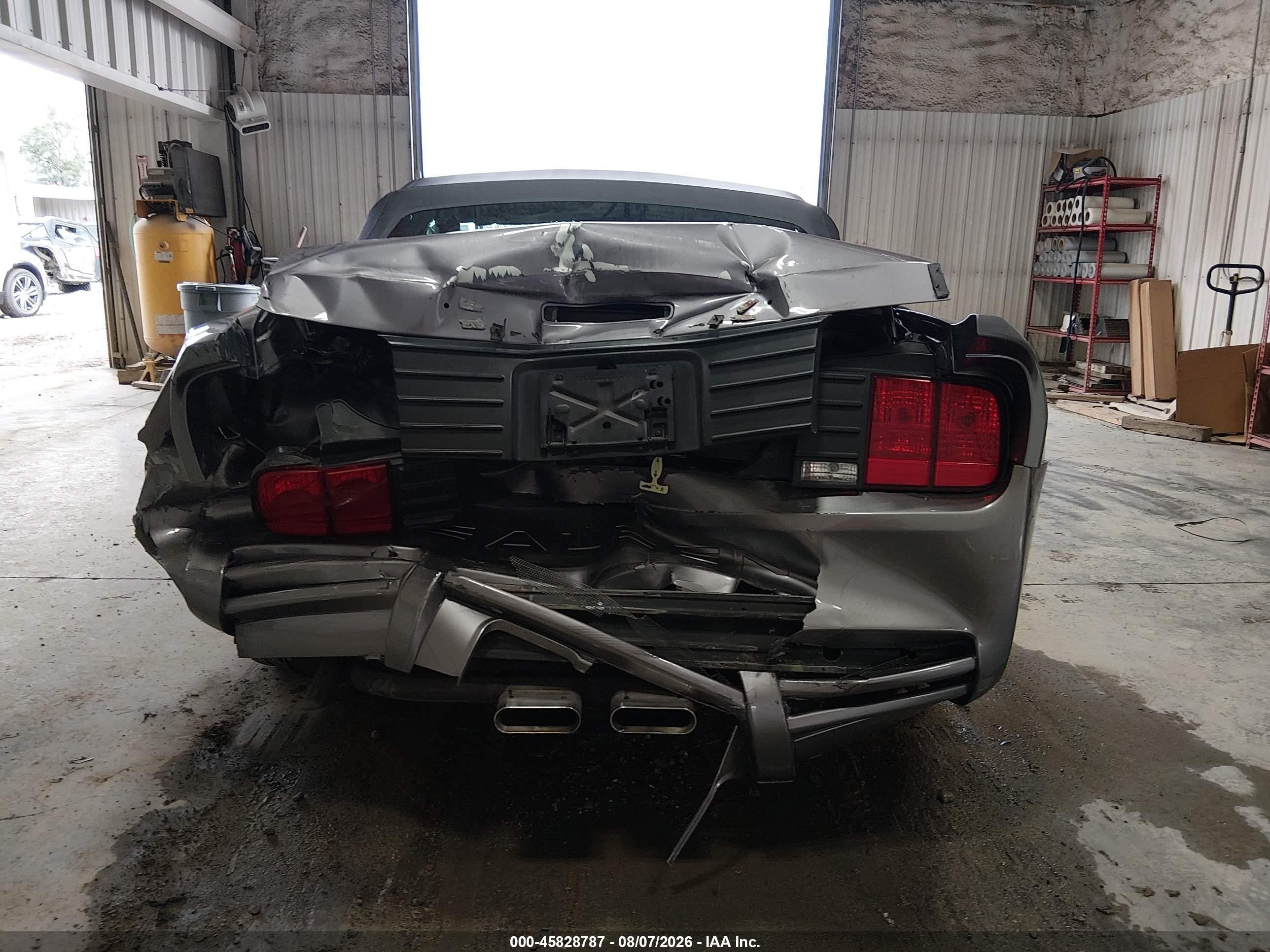 2006 Ford Mustang Gt Gray vin: 1ZVFT85H165108778