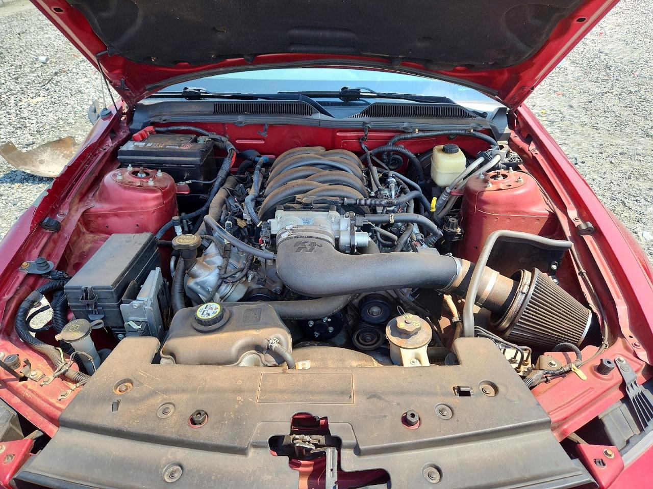 2007 Ford Mustang Gt Красный vin: 1ZVFT85H275227070