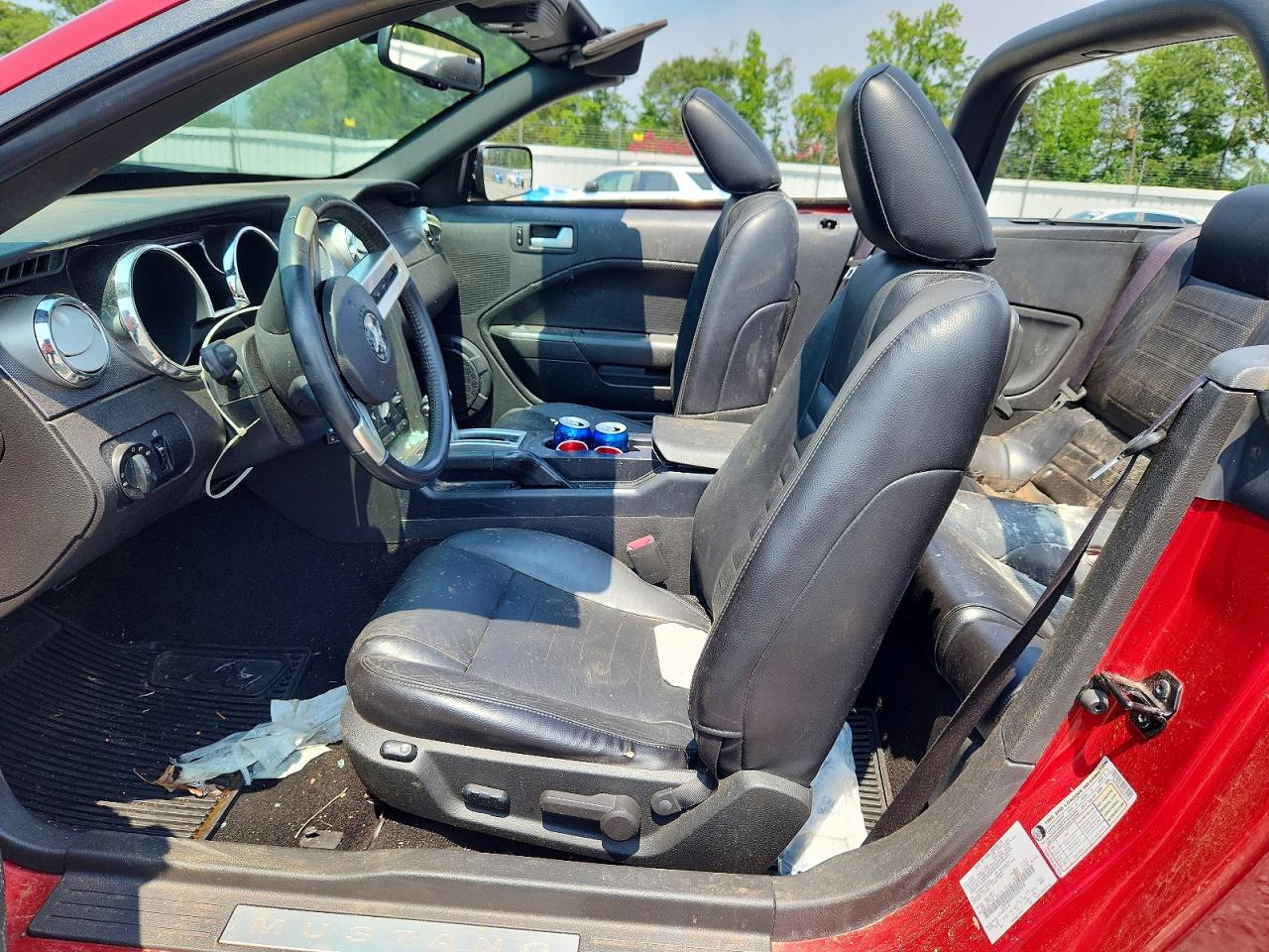 2007 Ford Mustang Gt Красный vin: 1ZVFT85H275227070