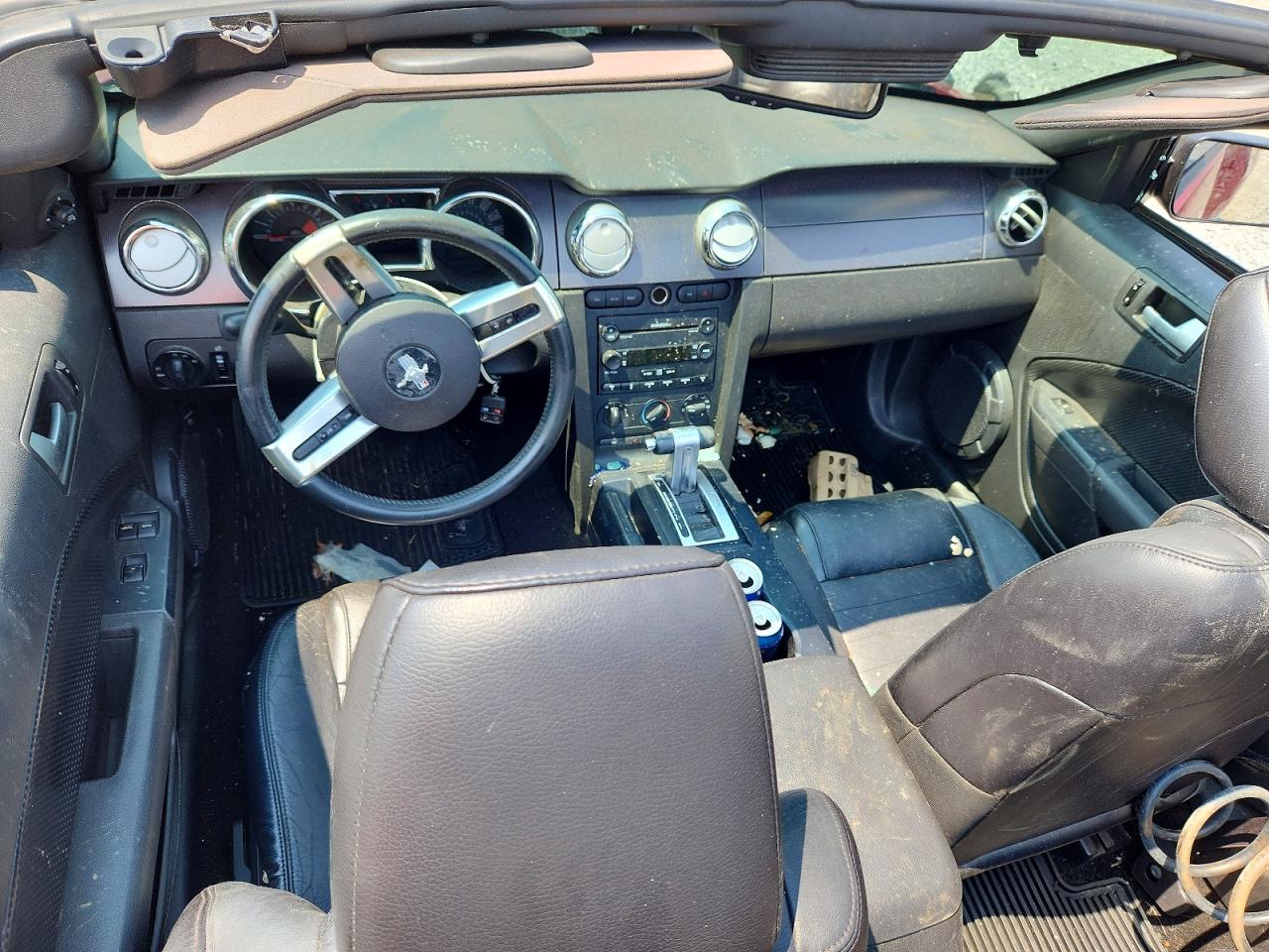 2007 Ford Mustang Gt Красный vin: 1ZVFT85H275227070