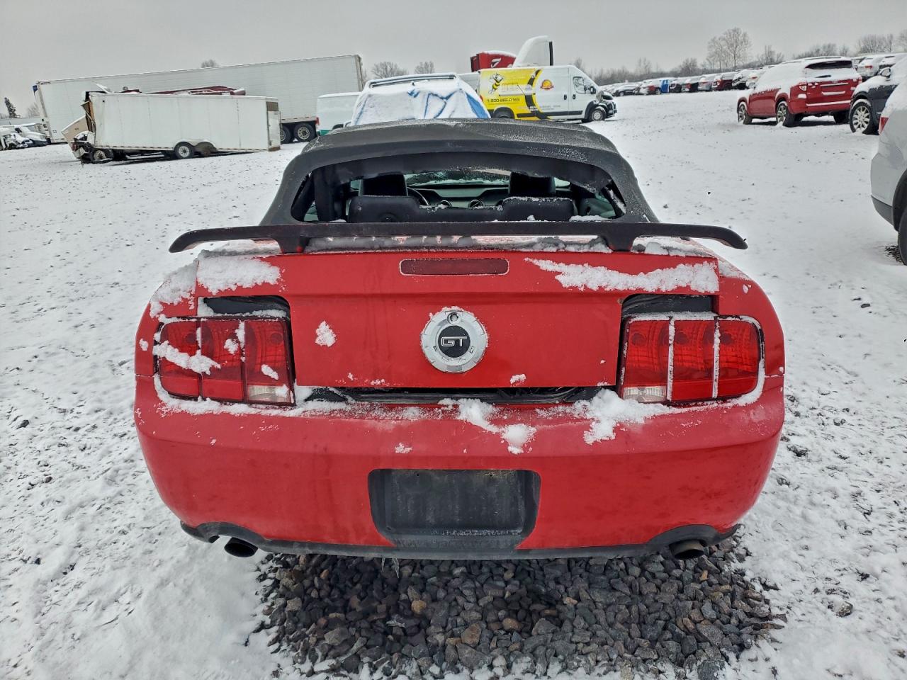 2006 Ford Mustang Gt Red vin: 1ZVFT85H365252901