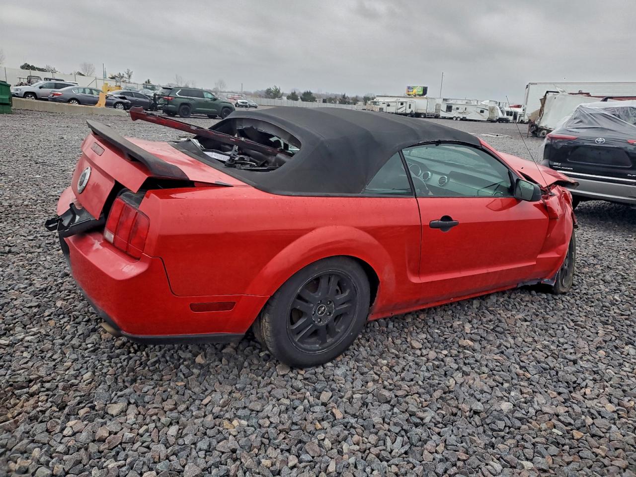 2006 Ford Mustang Gt Red vin: 1ZVFT85H365252901