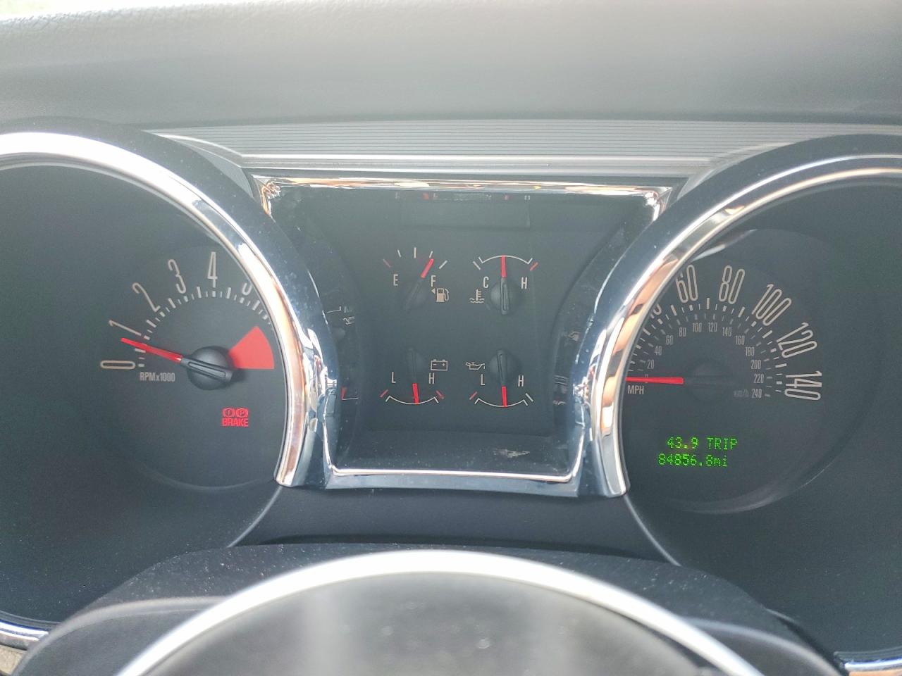 2007 Ford Mustang Gt Red vin: 1ZVFT85H475347663