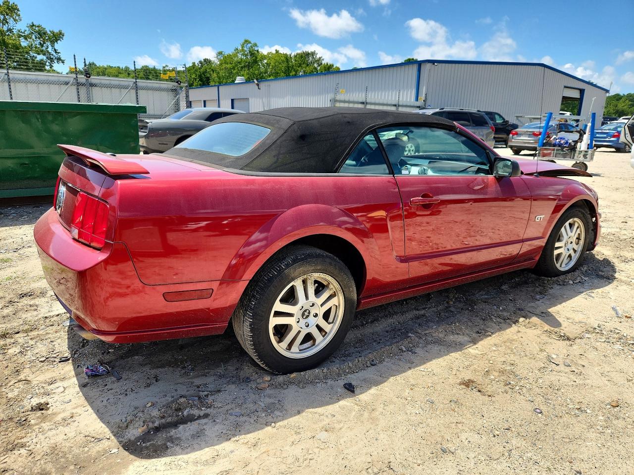2007 Ford Mustang Gt Red vin: 1ZVFT85H575214331