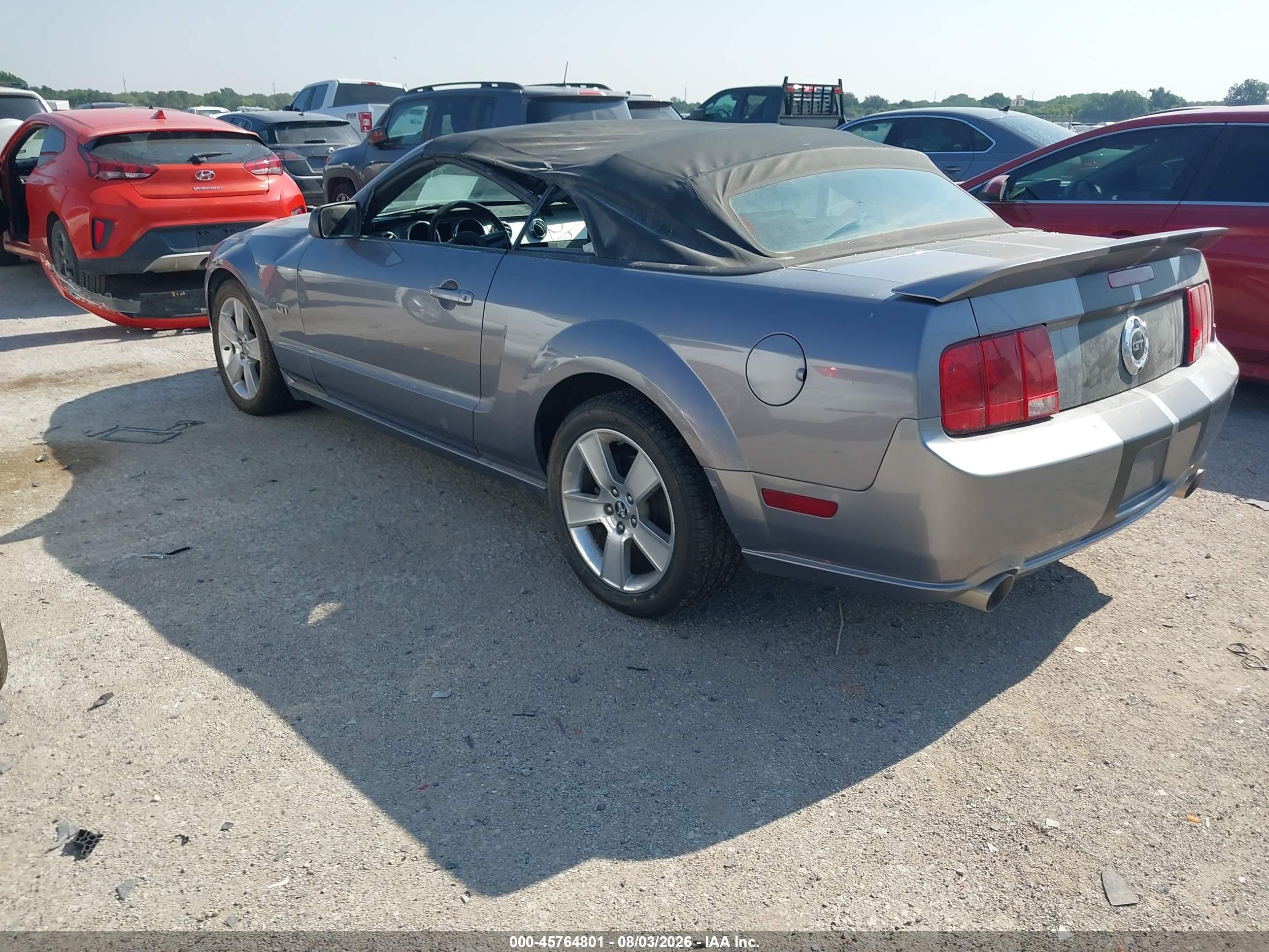2006 Ford Mustang Gt Gray vin: 1ZVFT85H665125852